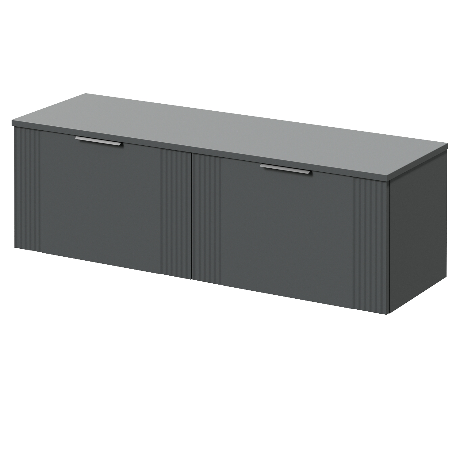 Avant Wall Mounted 2 Drawer Vanity Unit for Countertop Basins