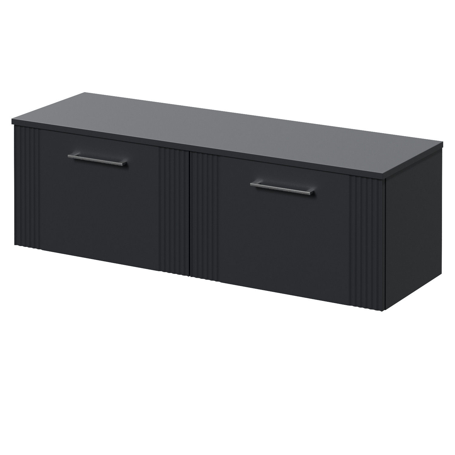 Avant Wall Mounted 2 Drawer Vanity Unit for Countertop Basins