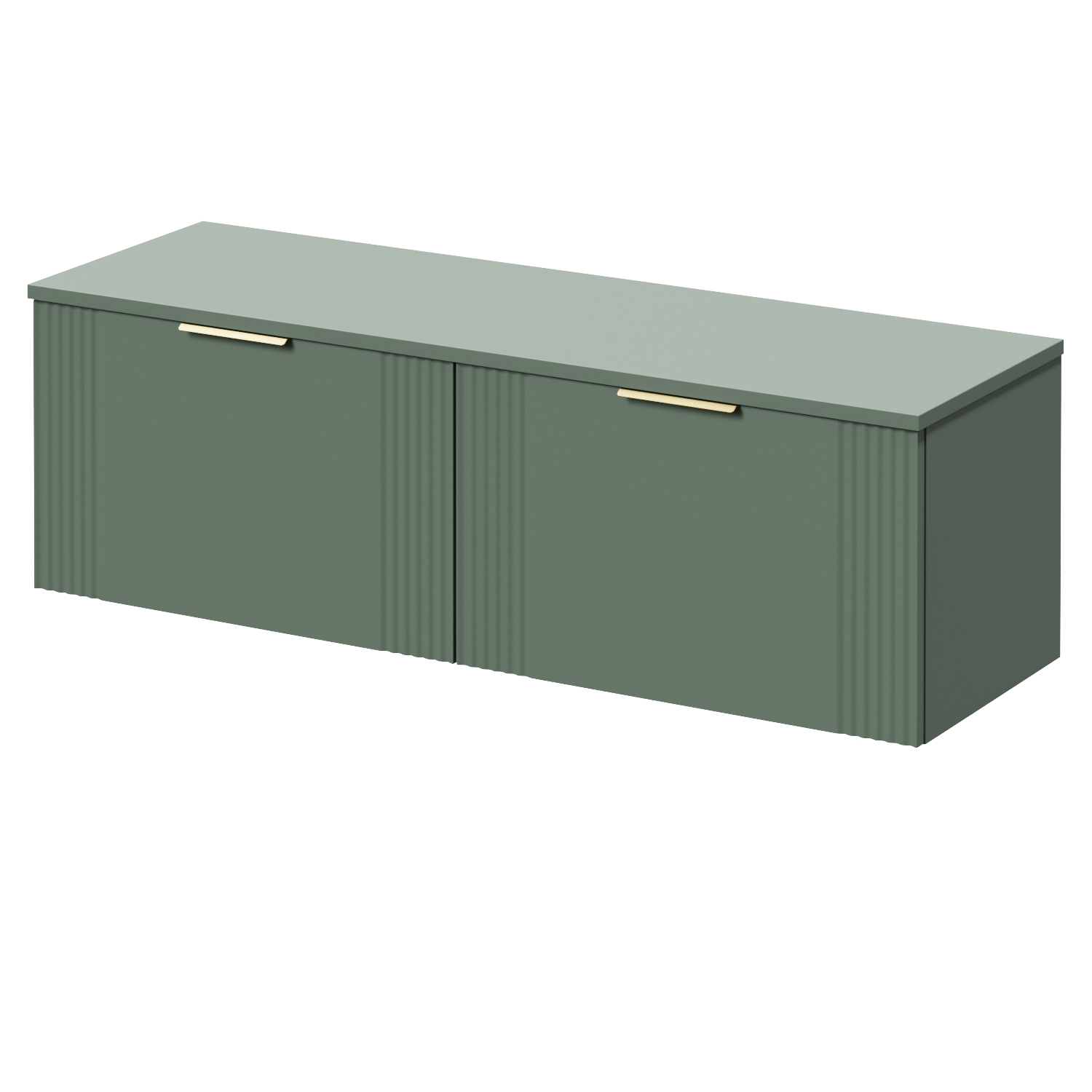 Avant Wall Mounted 2 Drawer Vanity Unit for Countertop Basins