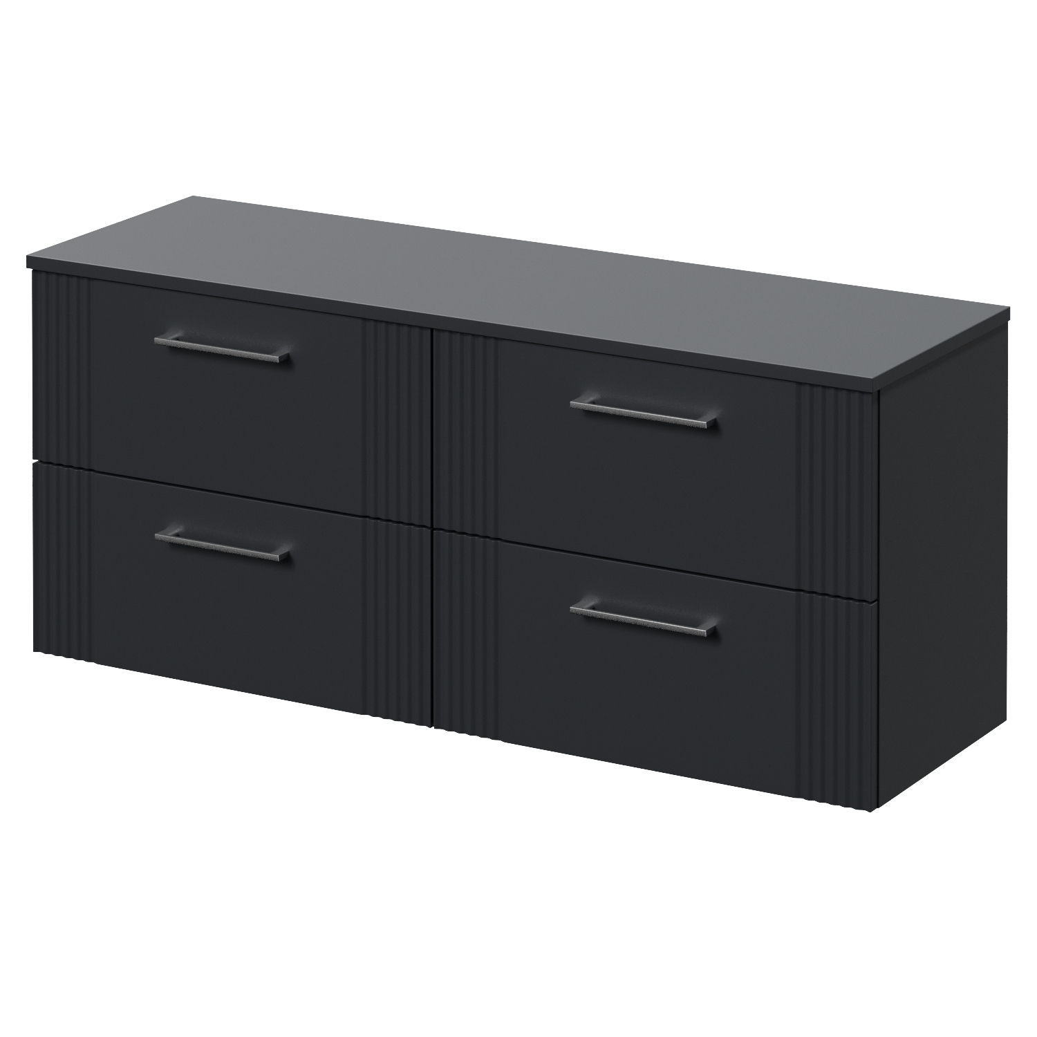 Avant Wall Mounted 4 Drawer Vanity Unit for Countertop Basins