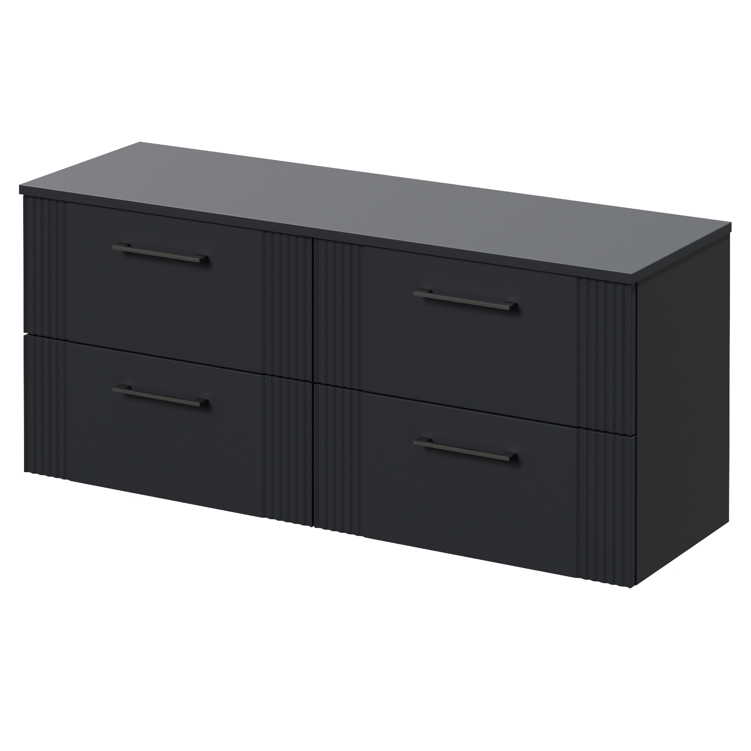 Avant Wall Mounted 4 Drawer Vanity Unit for Countertop Basins