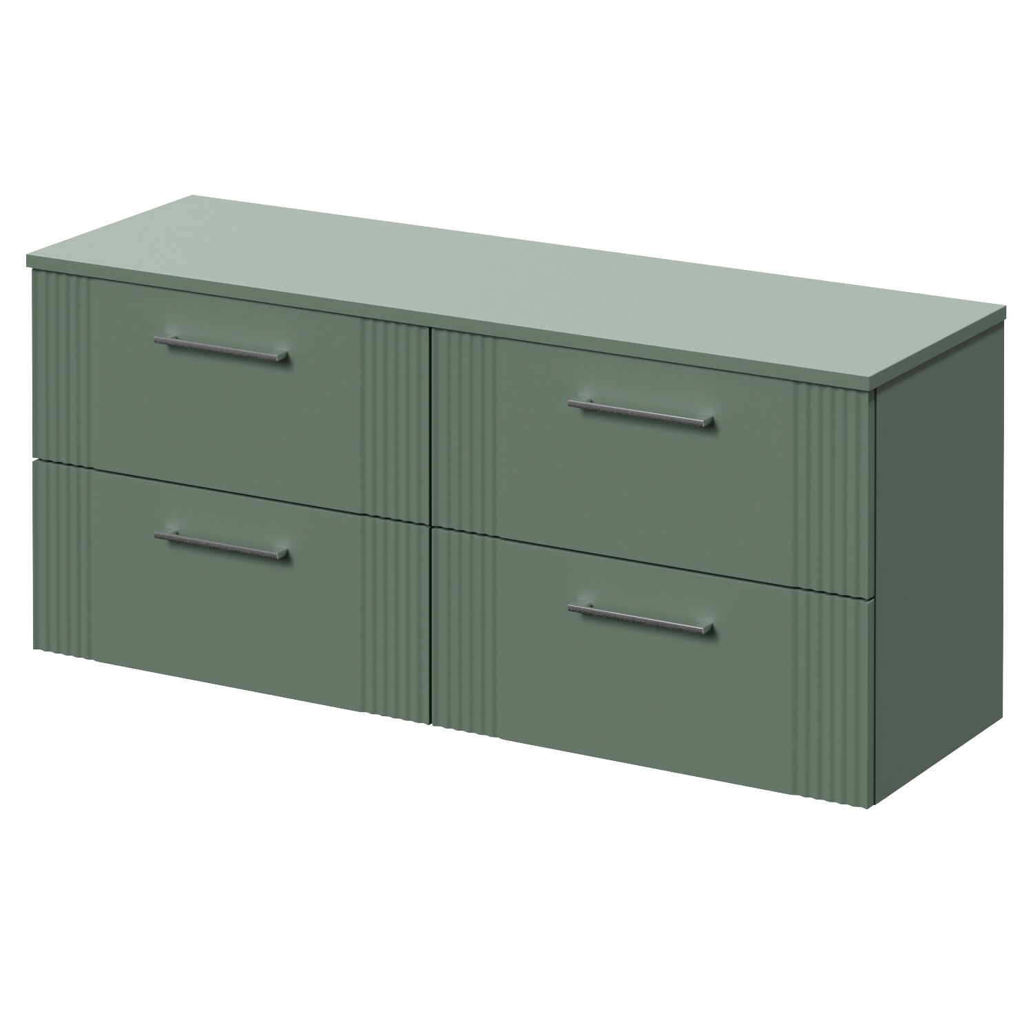 Avant Wall Mounted 4 Drawer Vanity Unit for Countertop Basins