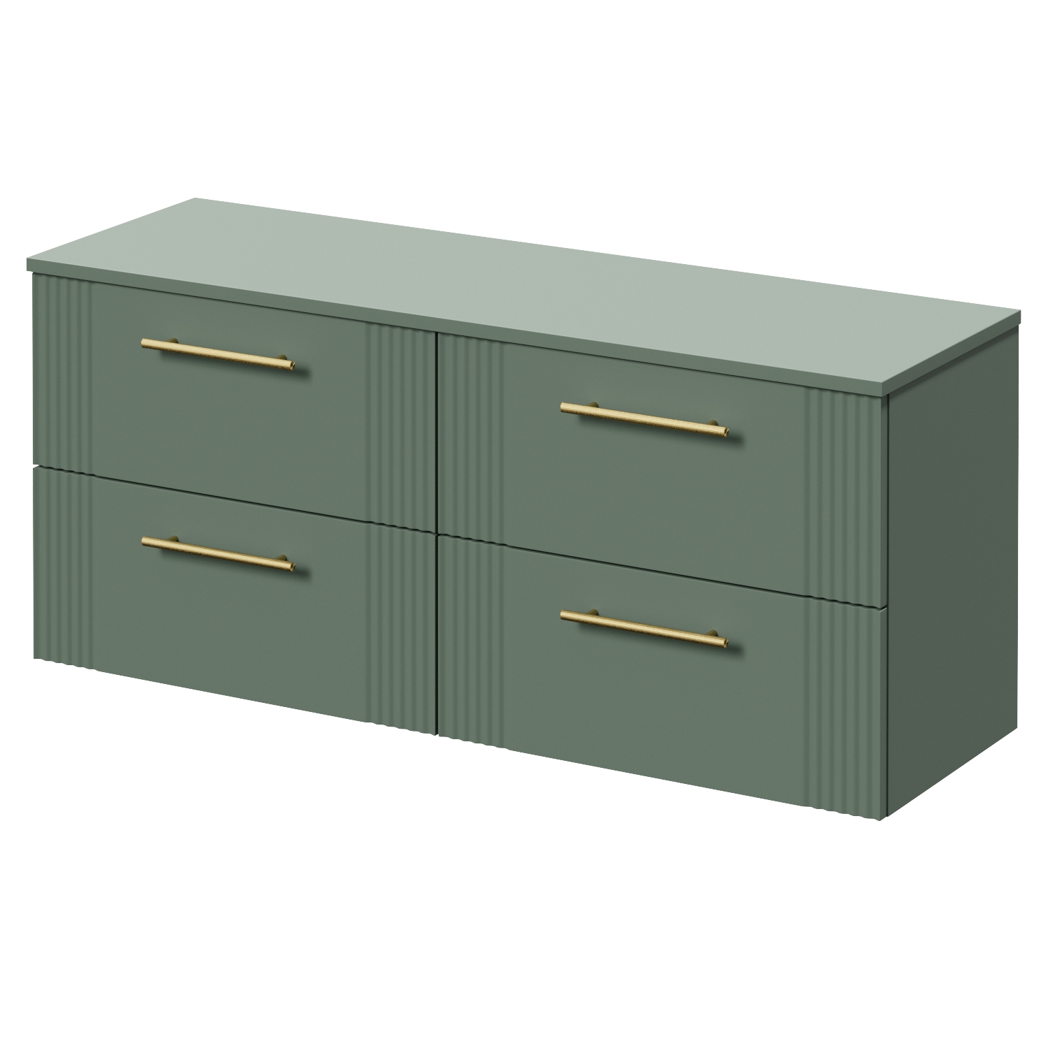 Avant Wall Mounted 4 Drawer Vanity Unit for Countertop Basins