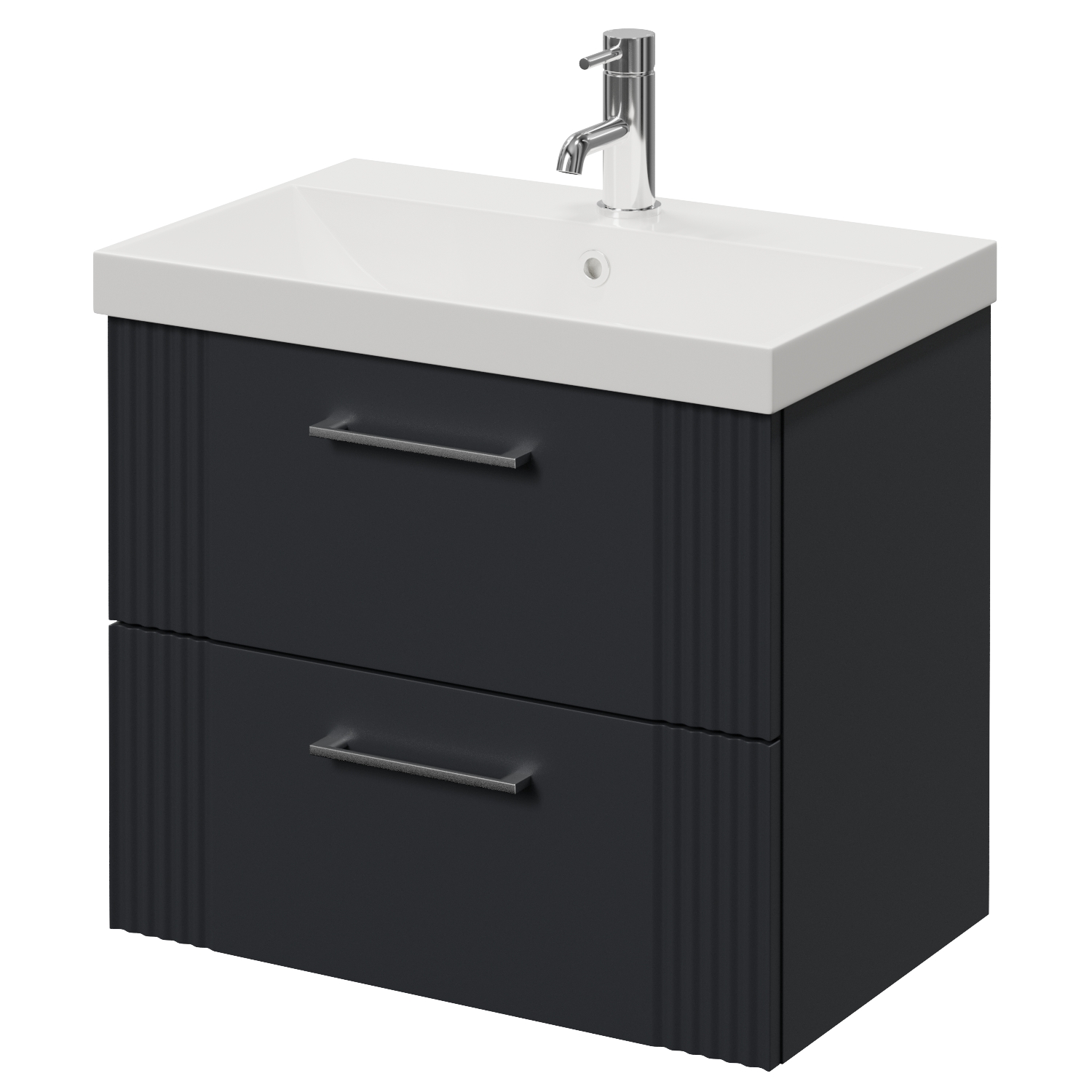 Avant Wall Mounted 2 Drawer Vanity Unit with Rimini Basin