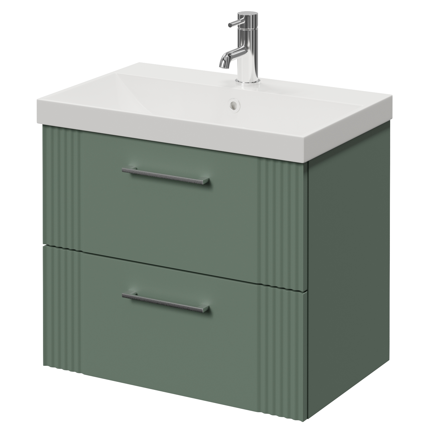 Avant Wall Mounted 2 Drawer Vanity Unit with Rimini Basin
