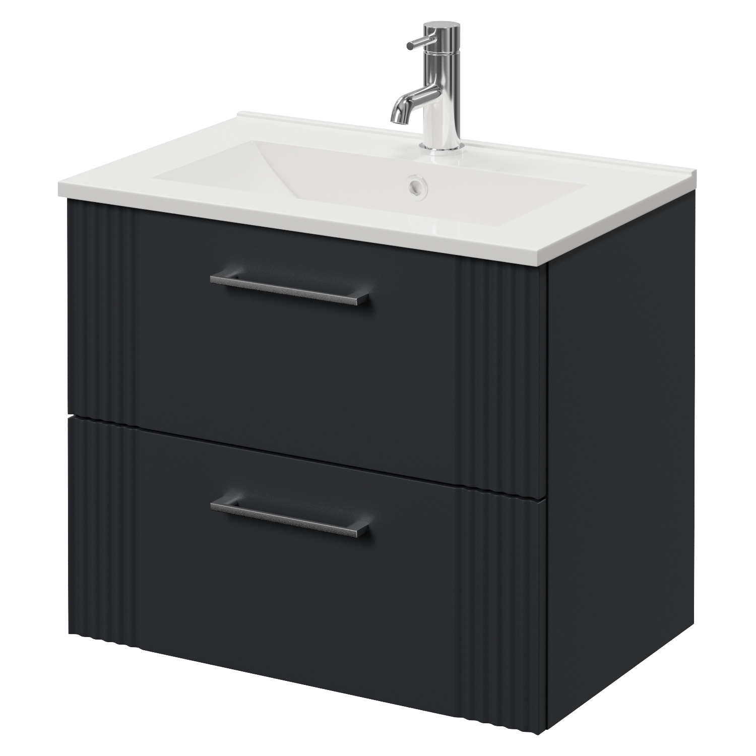 Avant Wall Mounted 2 Drawer Vanity Unit with Angel Basin