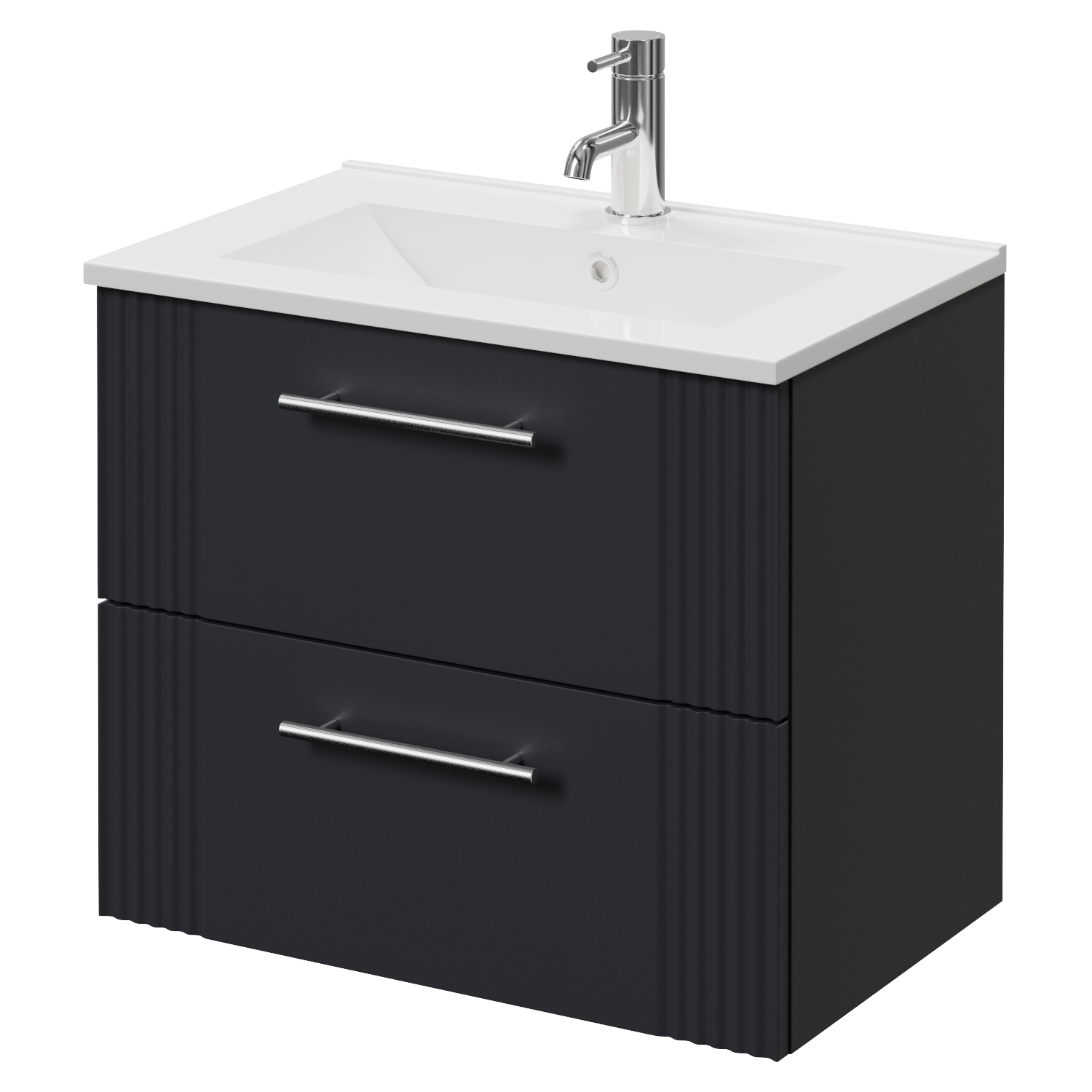 Avant Wall Mounted 2 Drawer Vanity Unit with Angel Basin