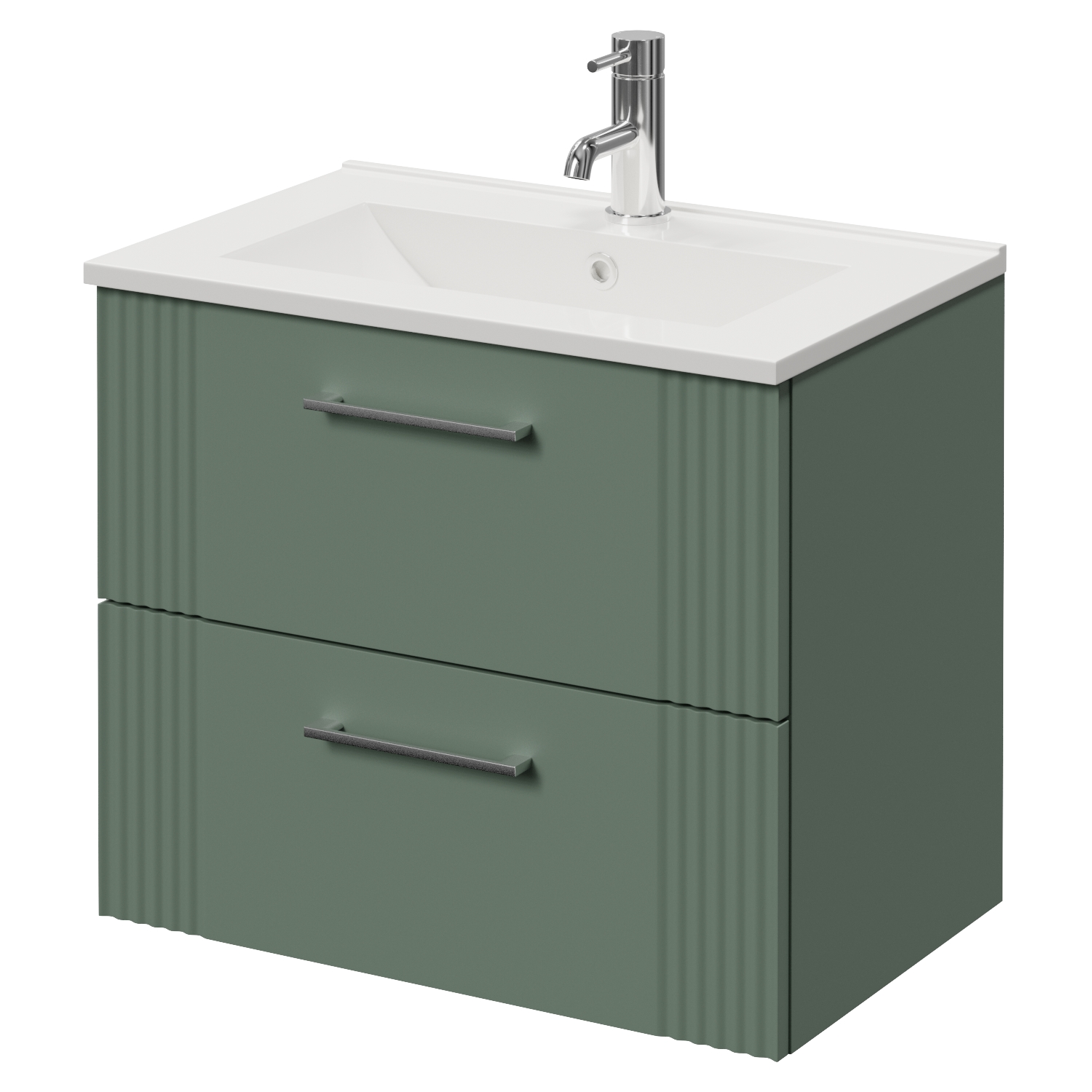 Avant Wall Mounted 2 Drawer Vanity Unit with Angel Basin
