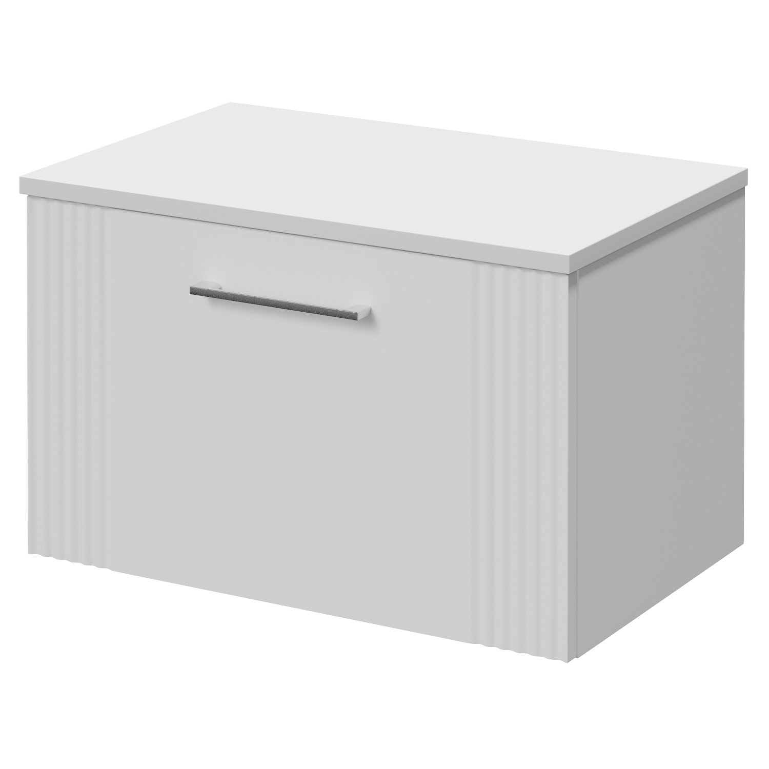 Avant Wall Mounted Single Drawer Vanity Unit for Countertop Basins