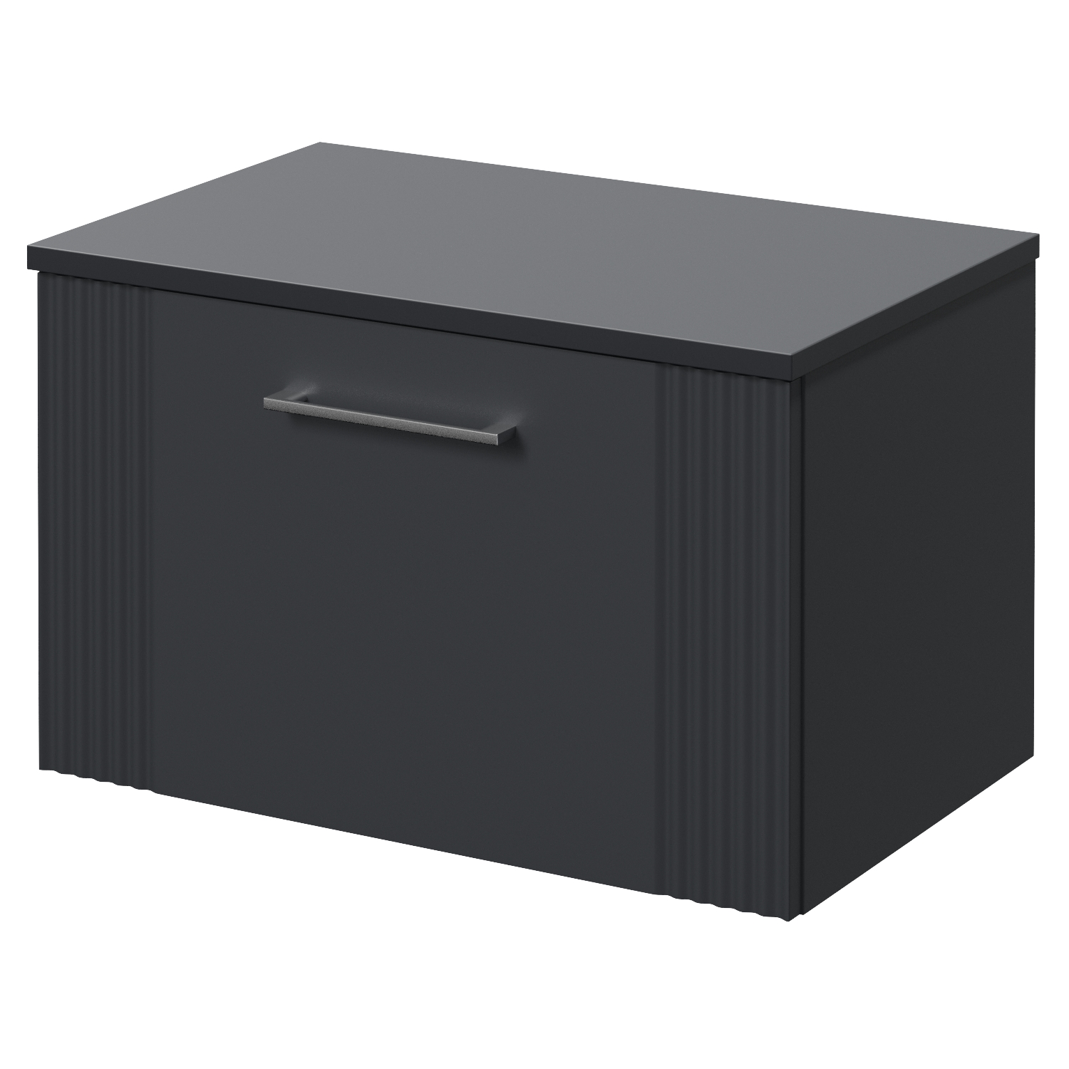 Avant Wall Mounted Single Drawer Vanity Unit for Countertop Basins
