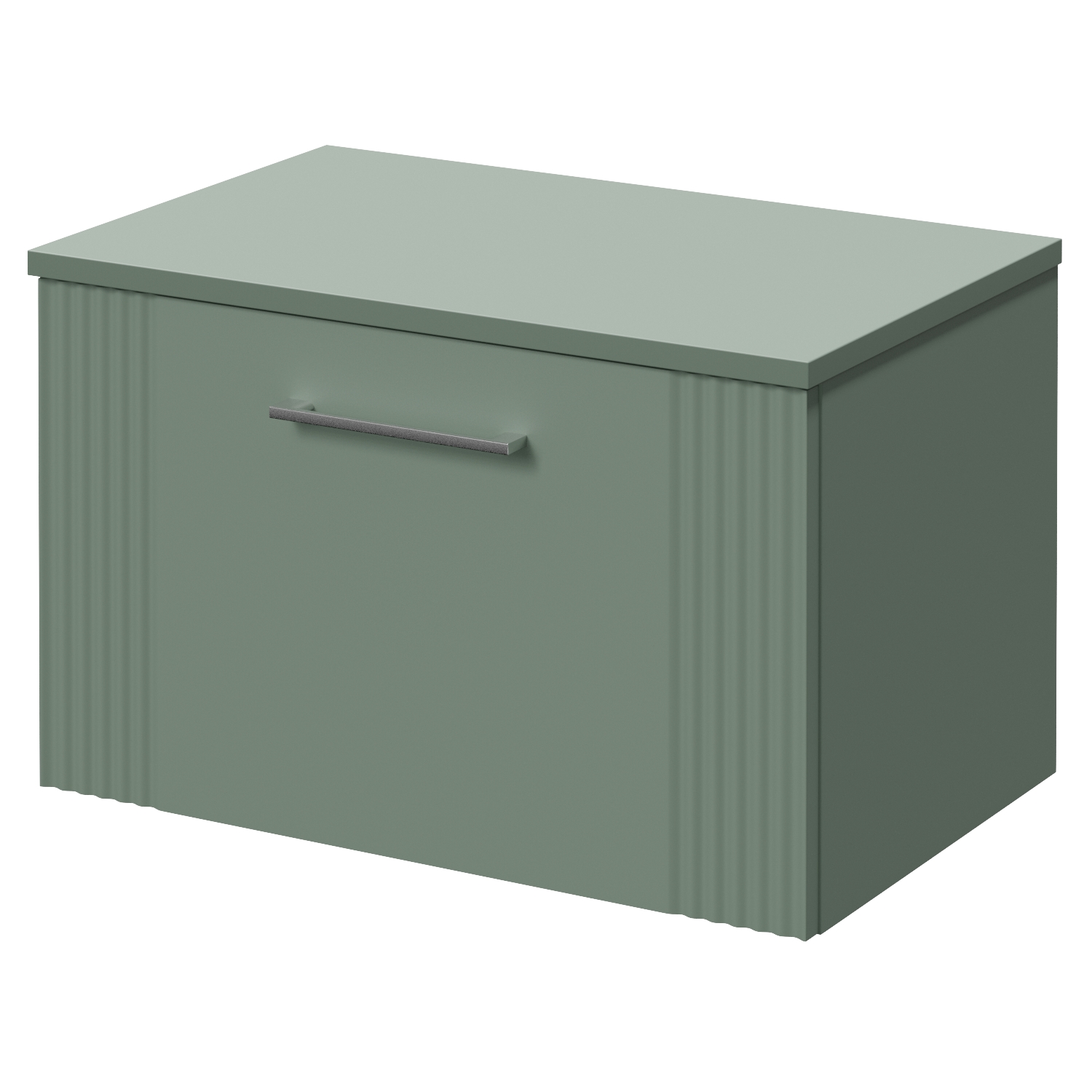 Avant Wall Mounted Single Drawer Vanity Unit for Countertop Basins