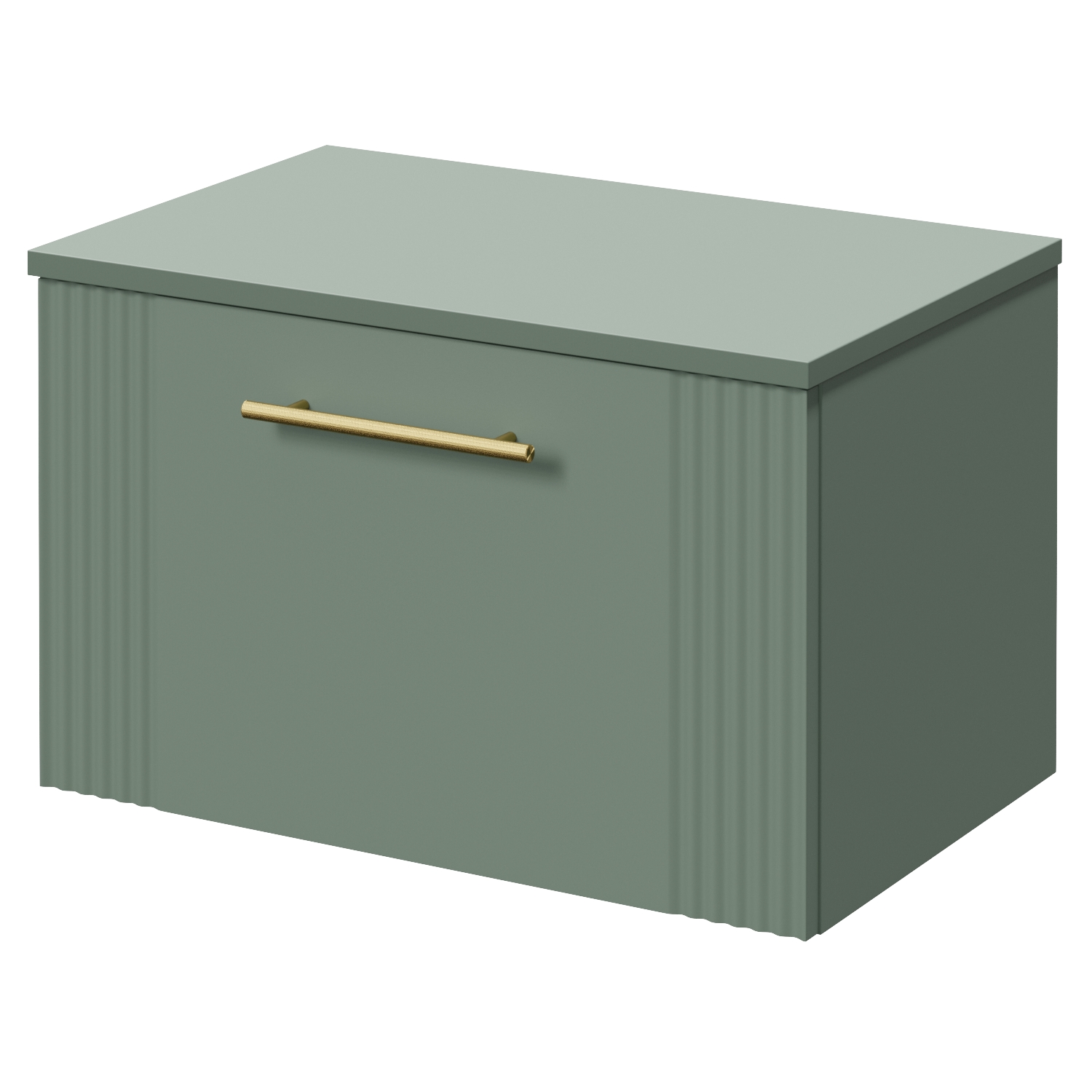 Avant Wall Mounted Single Drawer Vanity Unit for Countertop Basins