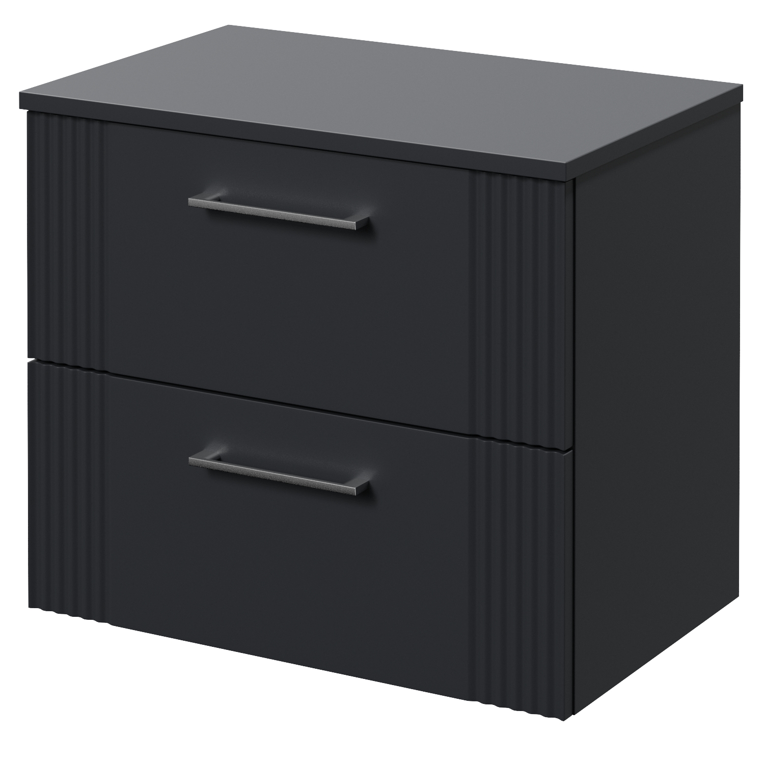 Avant Wall Mounted 2 Drawer Vanity Unit for Countertop Basins