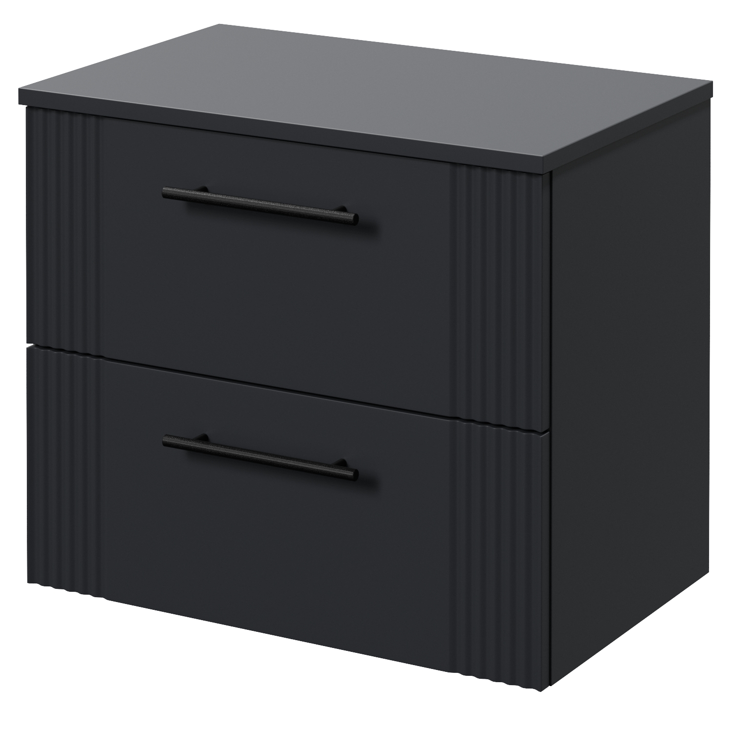 Avant Wall Mounted 2 Drawer Vanity Unit for Countertop Basins