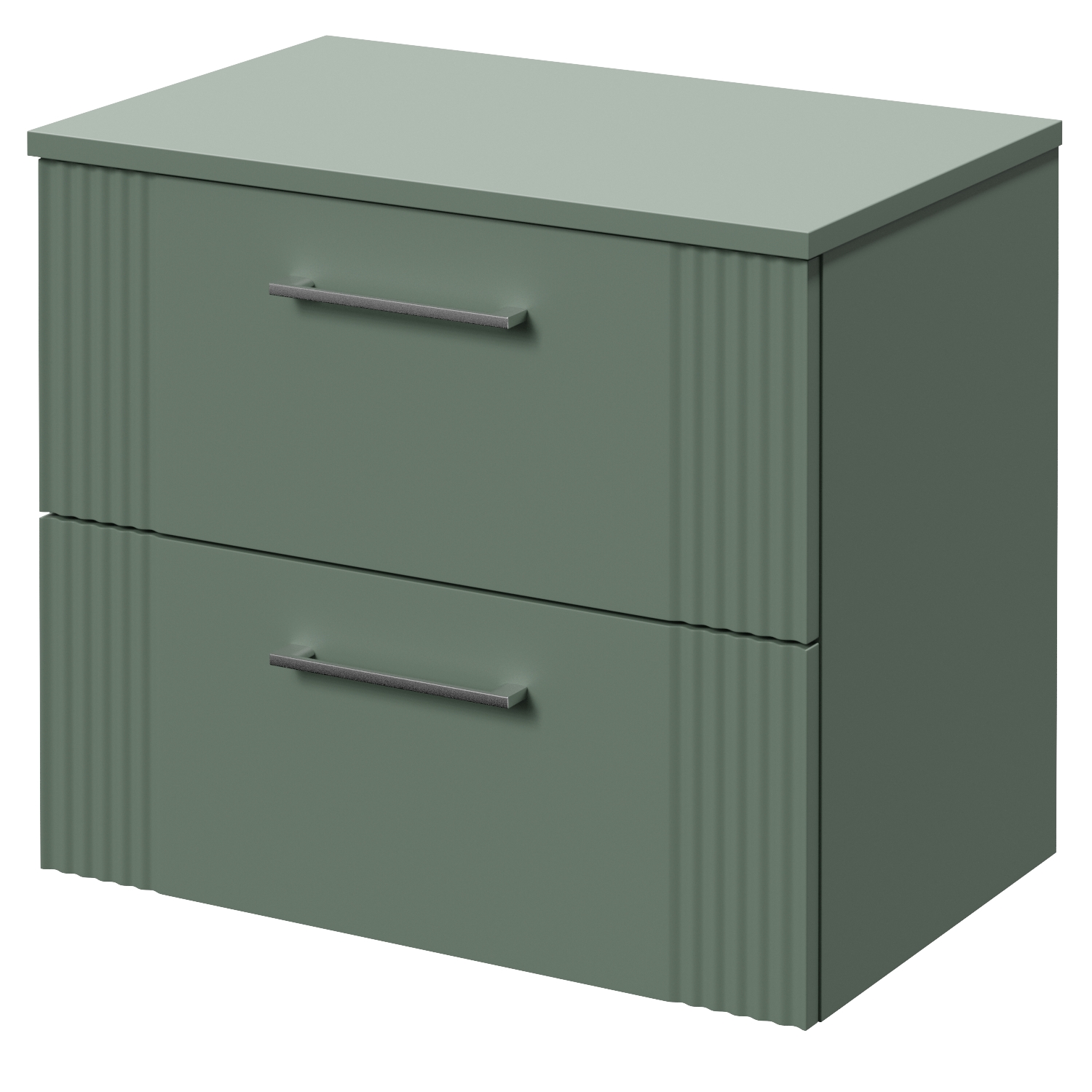 Avant Wall Mounted 2 Drawer Vanity Unit for Countertop Basins