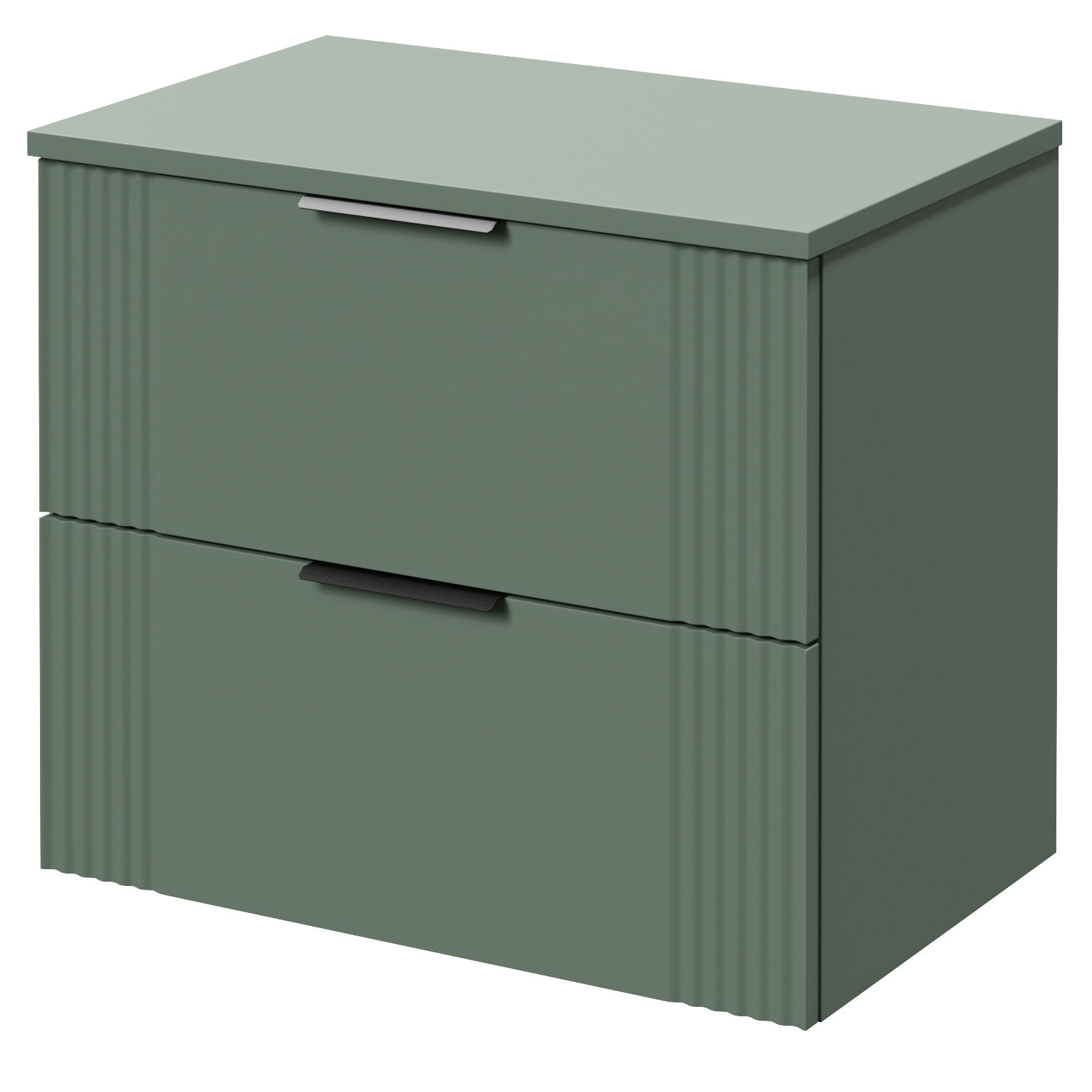 Avant Wall Mounted 2 Drawer Vanity Unit for Countertop Basins