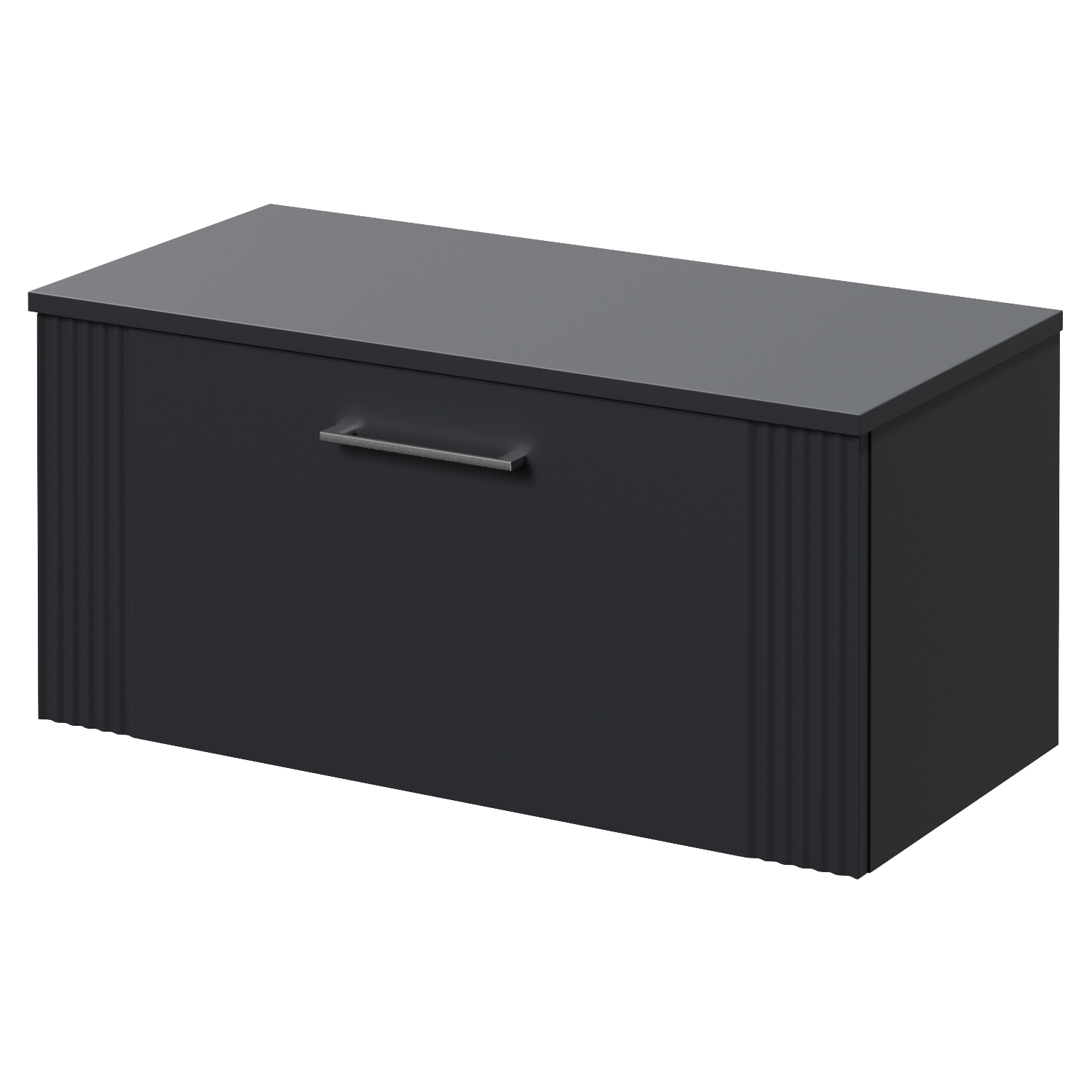 Avant Wall Mounted Single Drawer Vanity Unit for Countertop Basins