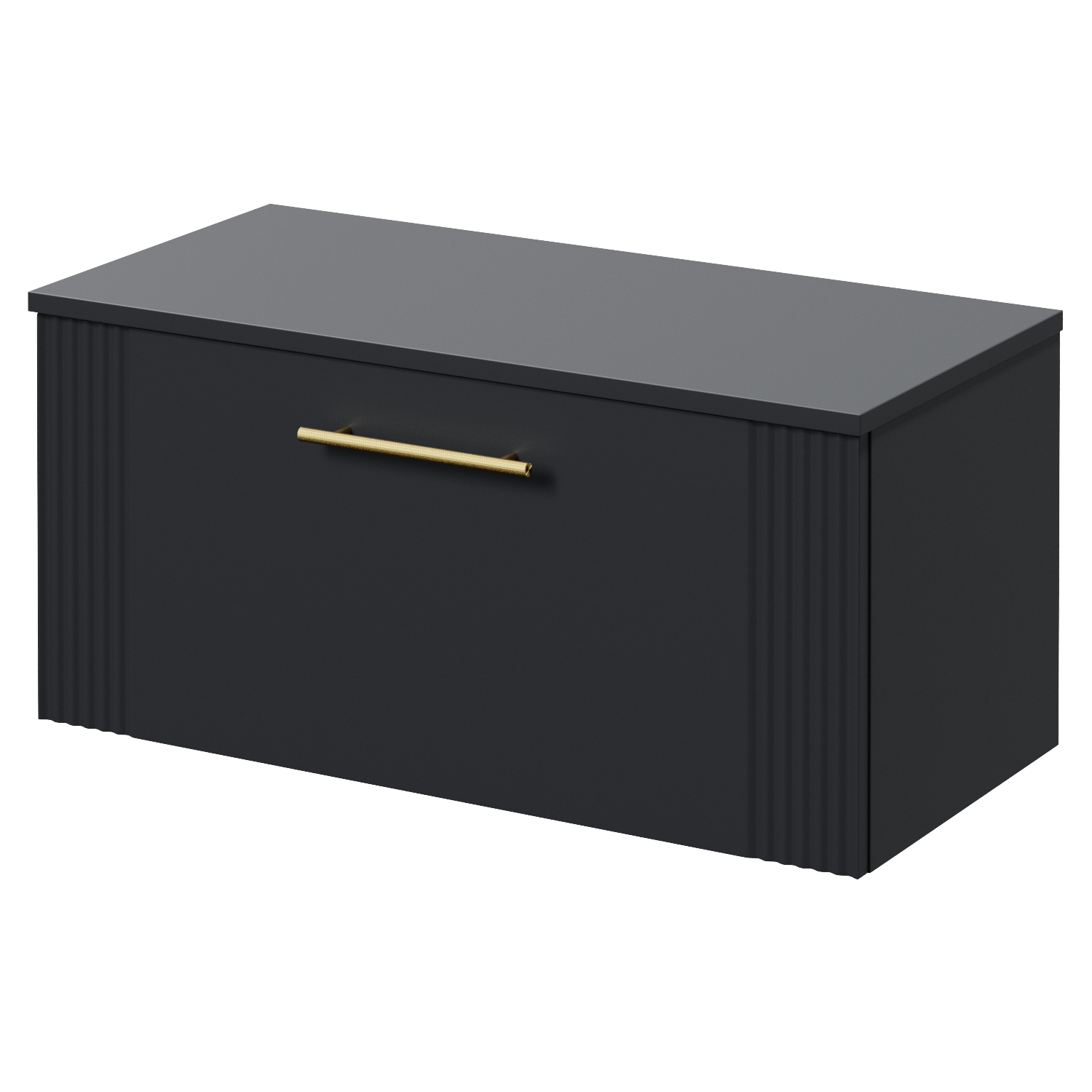 Avant Wall Mounted Single Drawer Vanity Unit for Countertop Basins