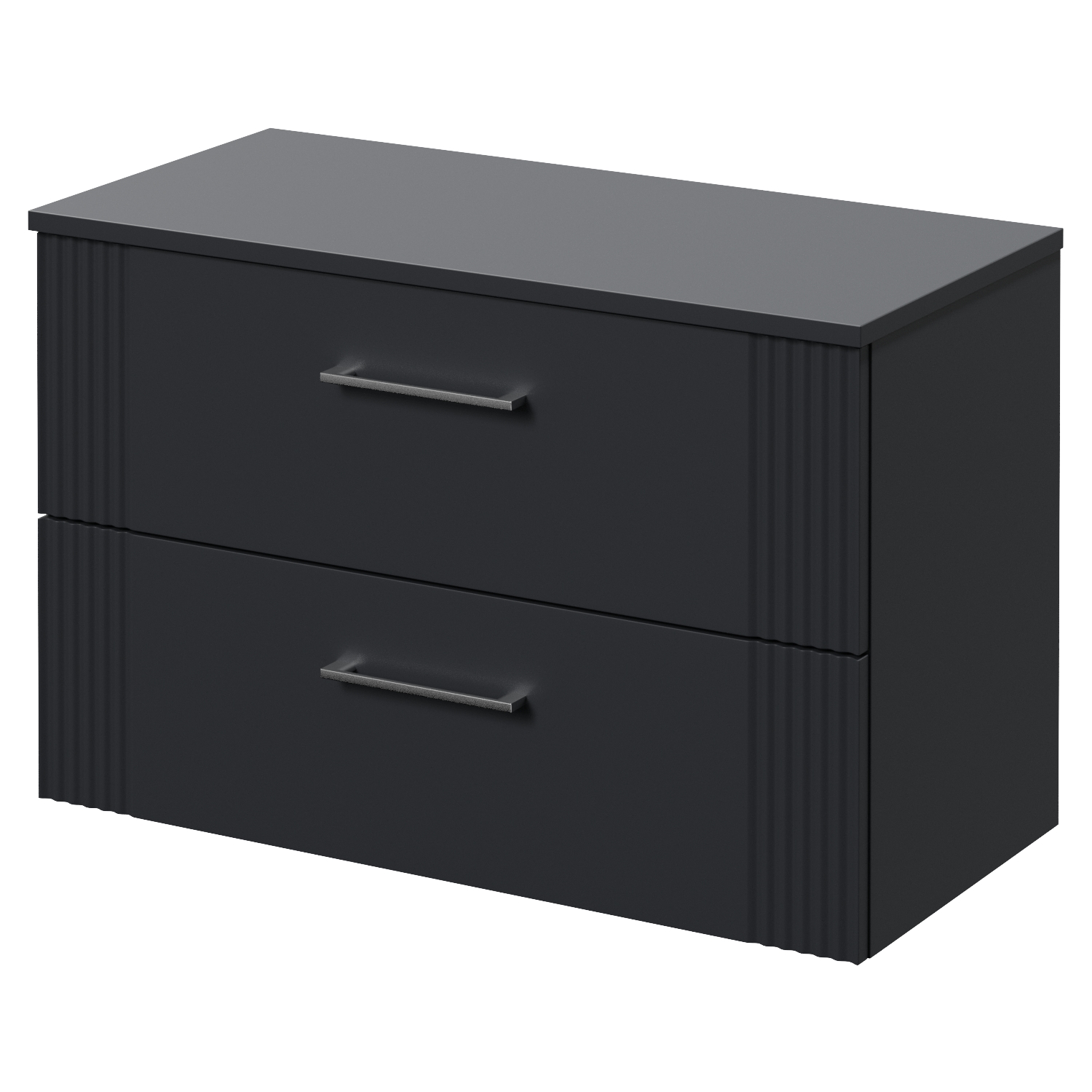 Avant Wall Mounted 2 Drawer Vanity Unit for Countertop Basins