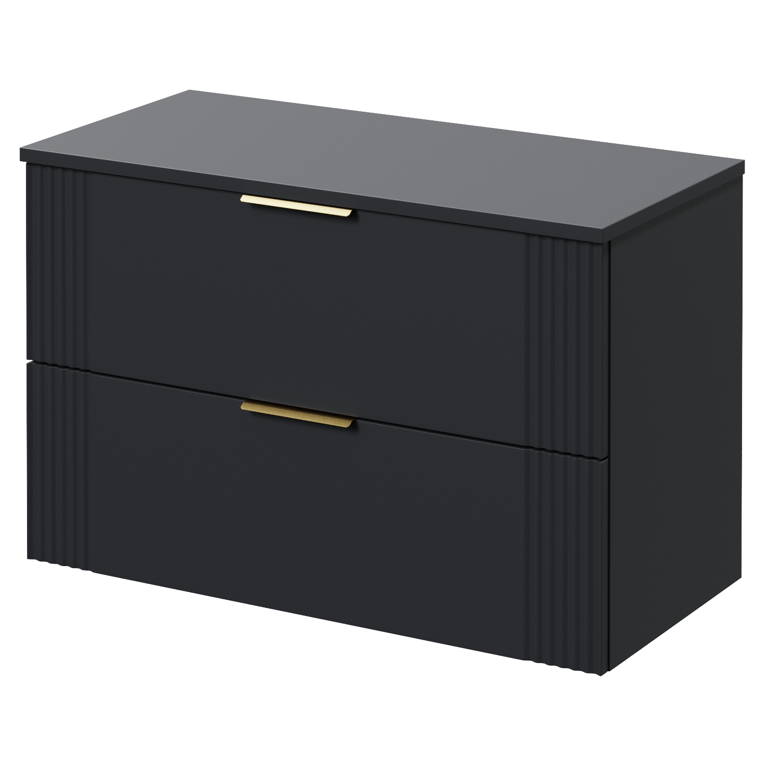 Avant Wall Mounted 2 Drawer Vanity Unit for Countertop Basins