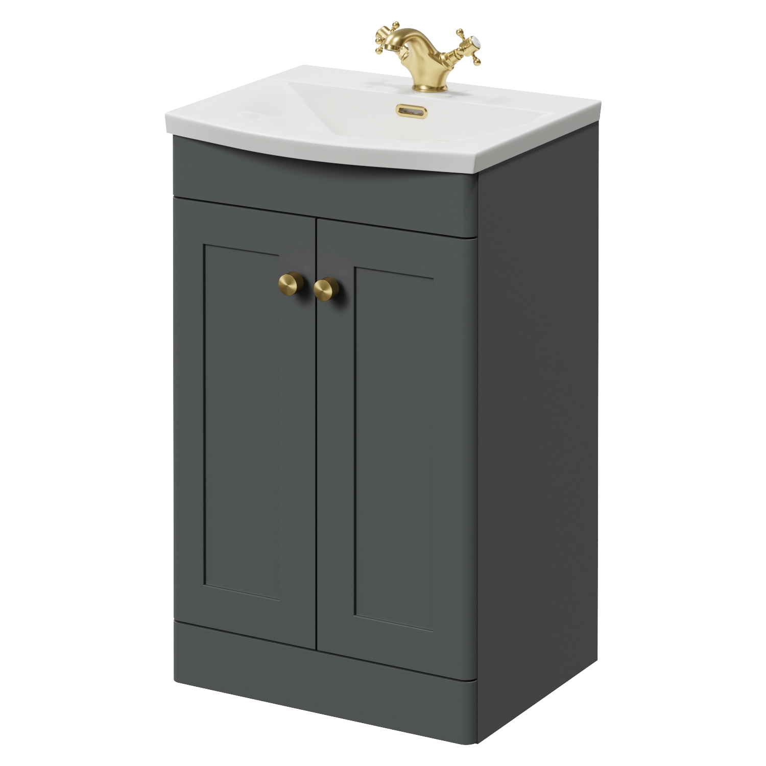Danbury 2 Door Vanity Unit with Arc Basin