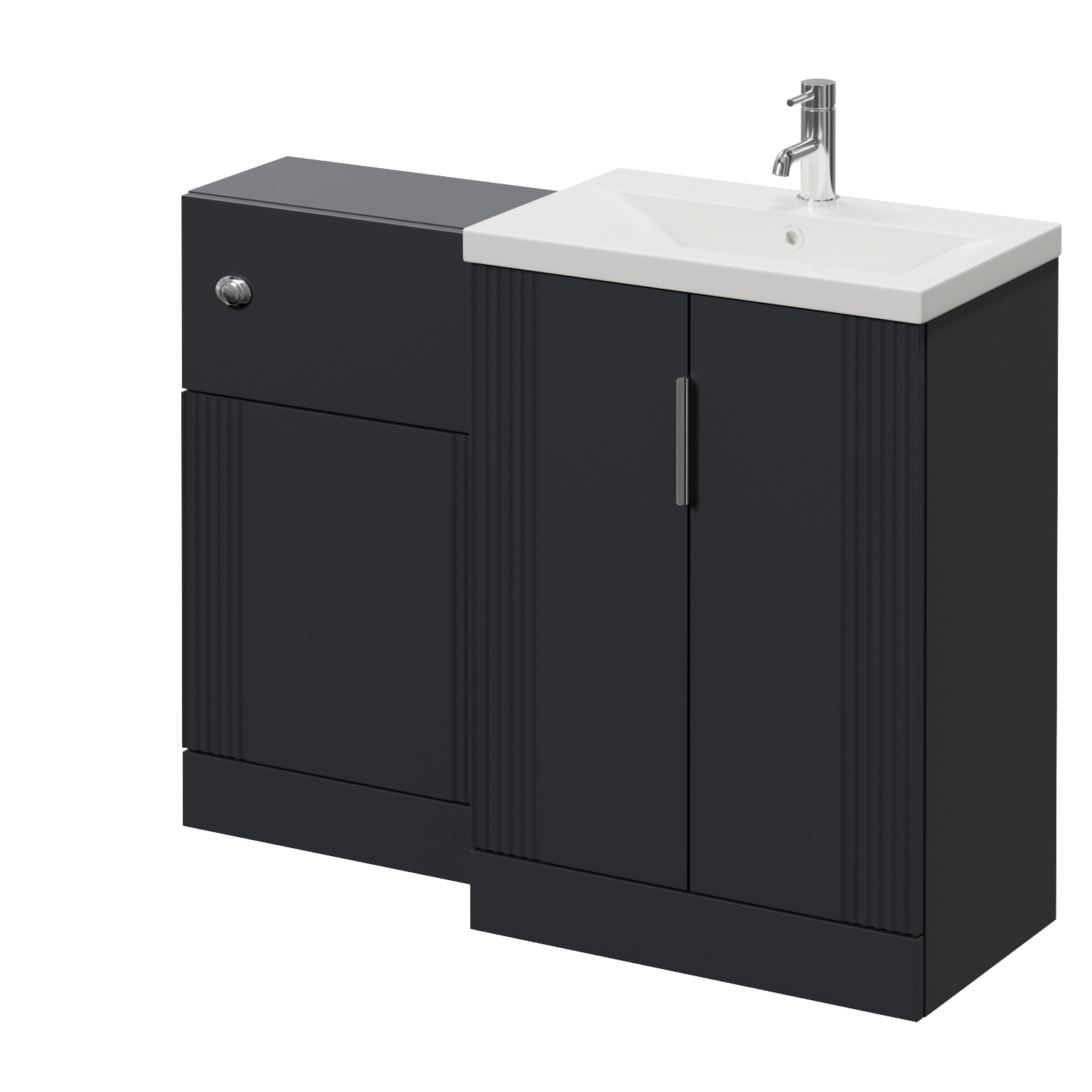 Avant 2 Door Vanity Unit and Toilet Suite with Glide Basin