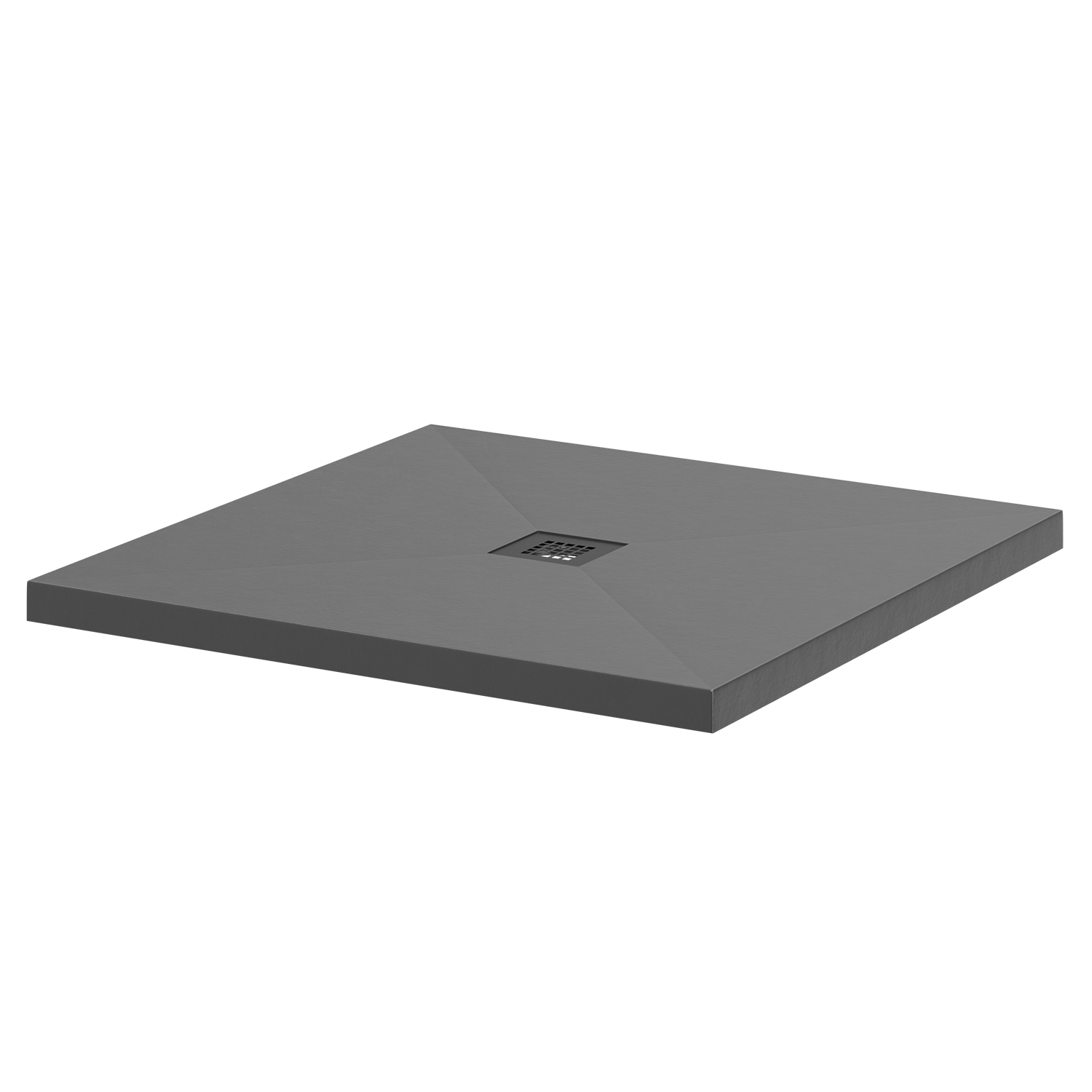 Vanta Stone Square Shower Tray with Grate