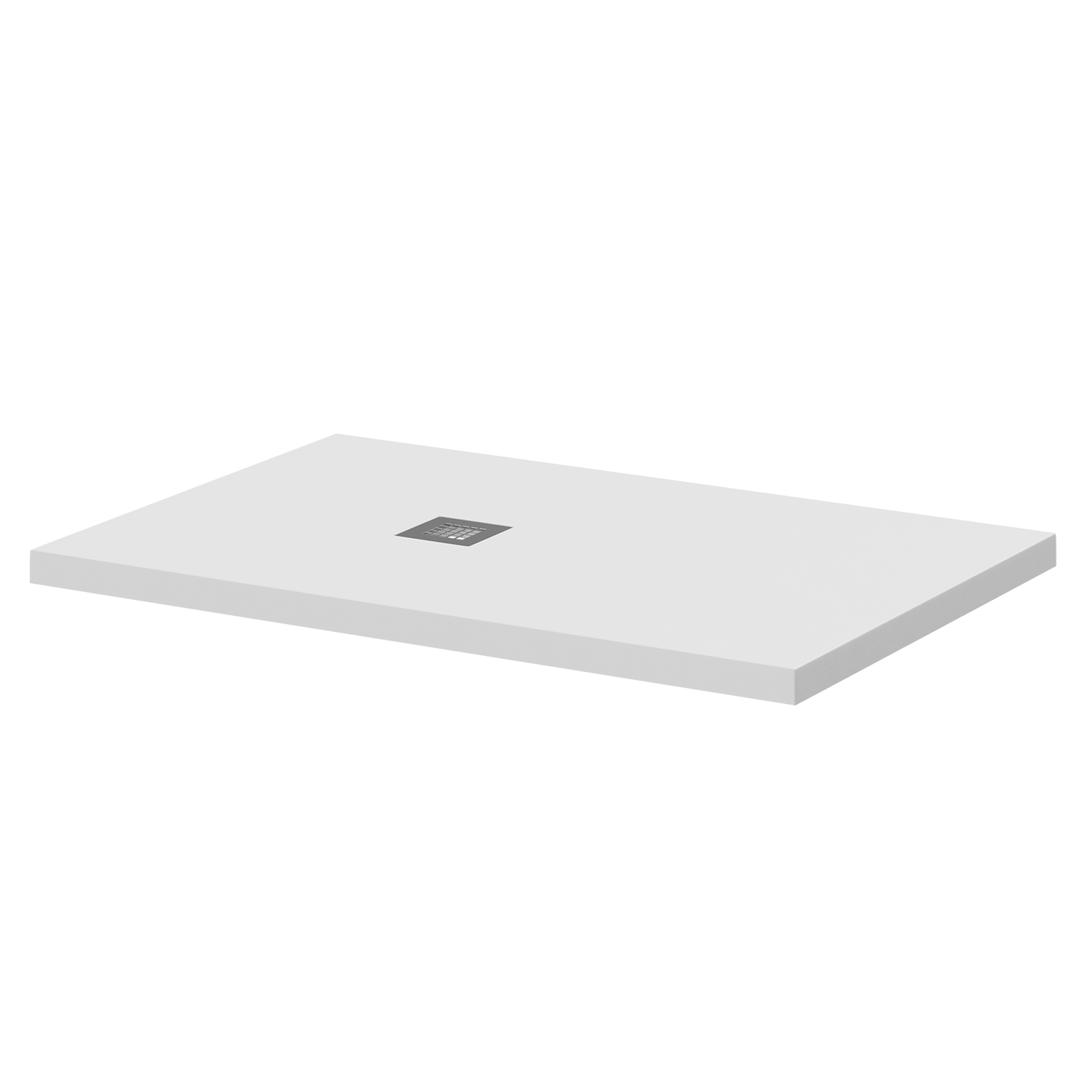 Vanta Stone Rectangular Shower Tray with Grate