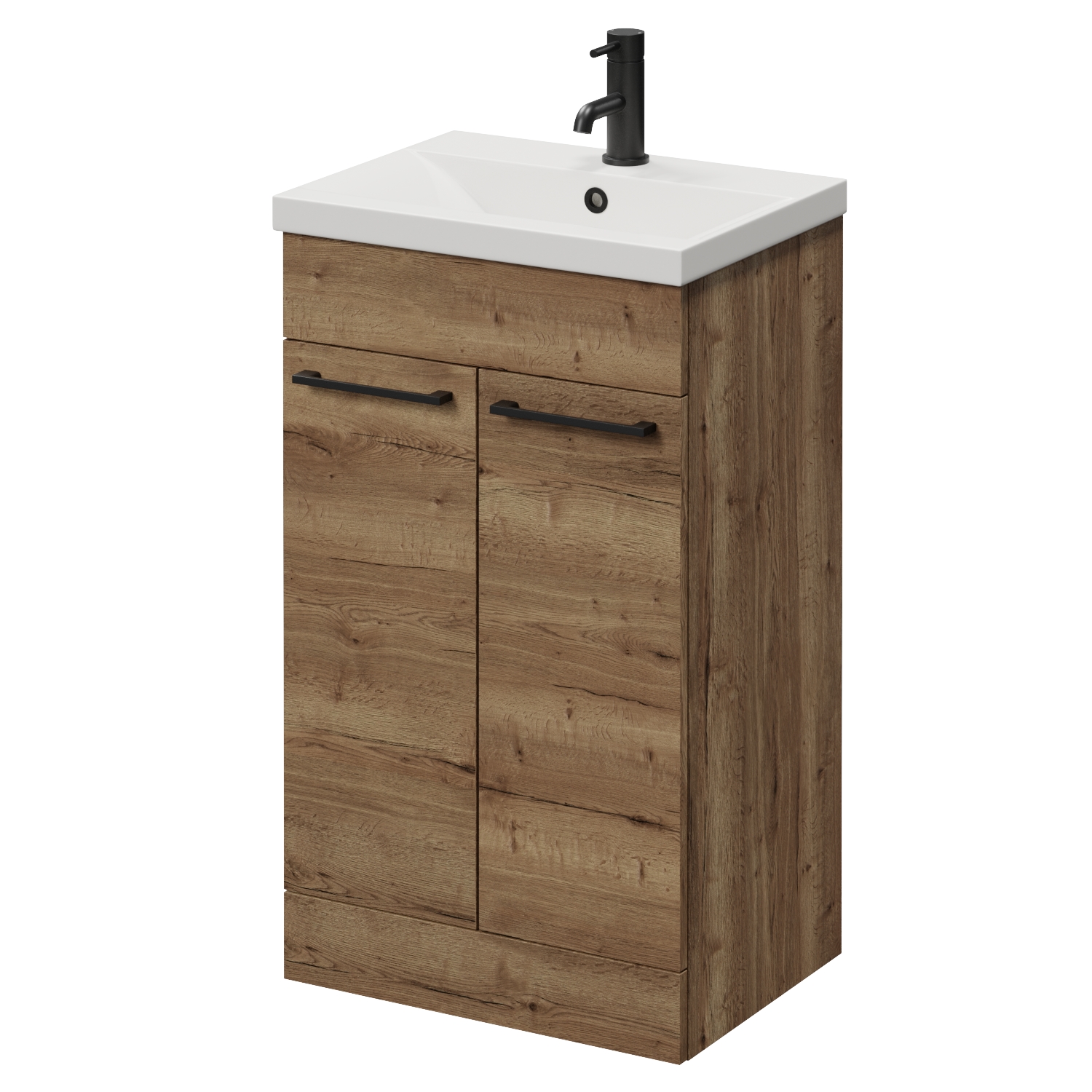 Napoli 390 2 Door Vanity Unit with Glide Basin