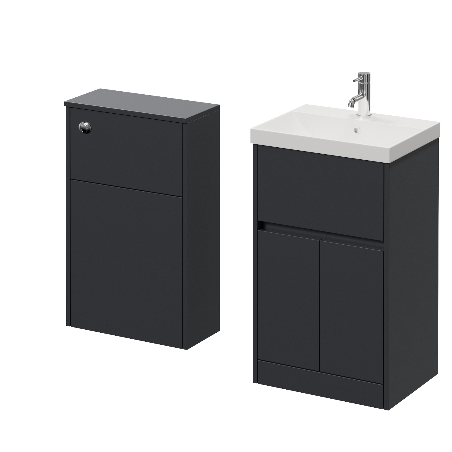 Montego Vanity Unit and Toilet Suite with Rimini Basin