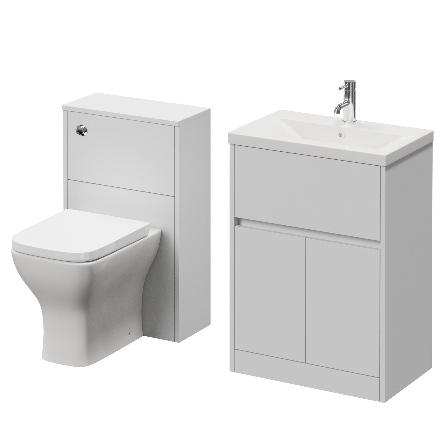 Montego Vanity Unit and Toilet Suite with Glide Basin