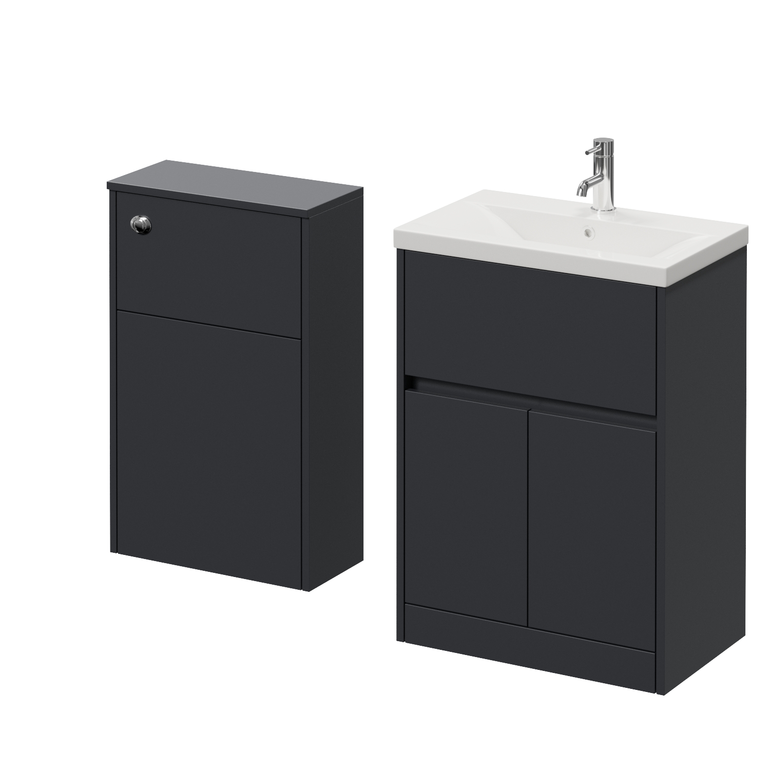 Montego Vanity Unit and Toilet Suite with Glide Basin