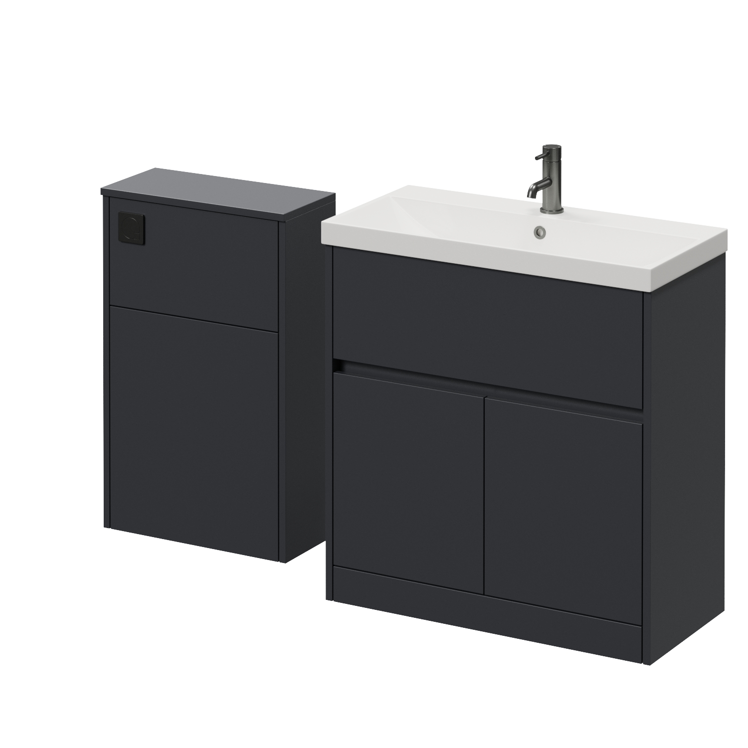 Montego Vanity Unit and Toilet Suite with Rimini Basin