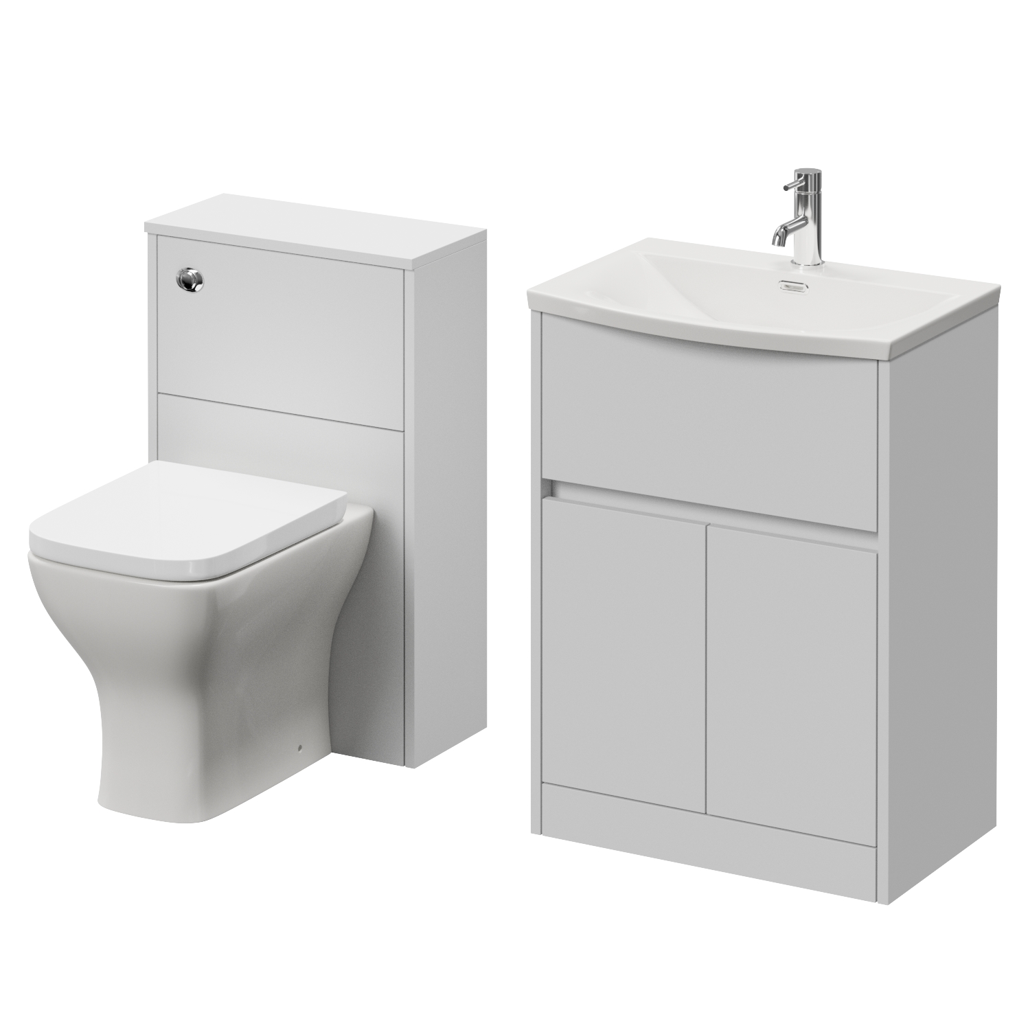 Montego Vanity Unit and Toilet Suite with Angel Basin