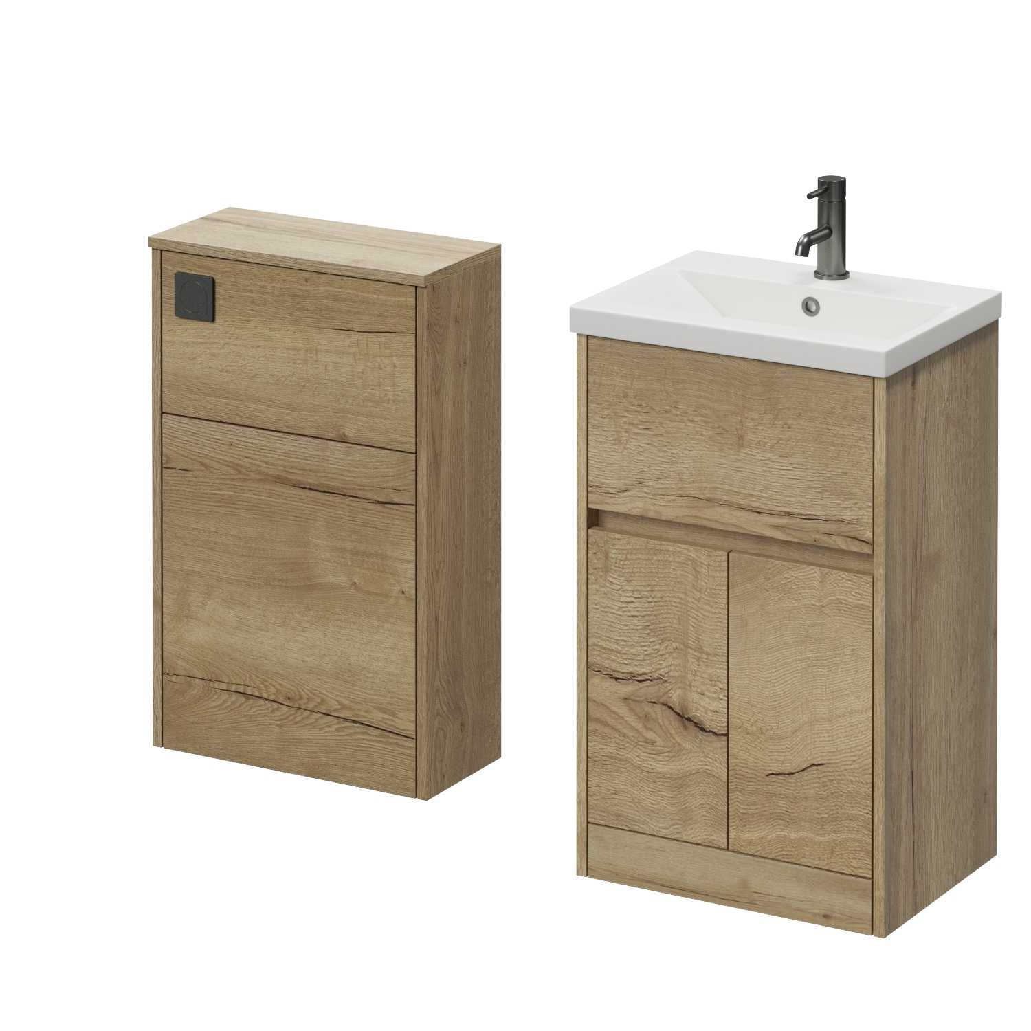 Montego Vanity Unit and Toilet Suite with Glide Basin