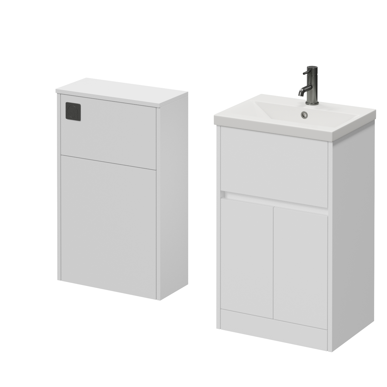 Montego Vanity Unit and Toilet Suite with Glide Basin