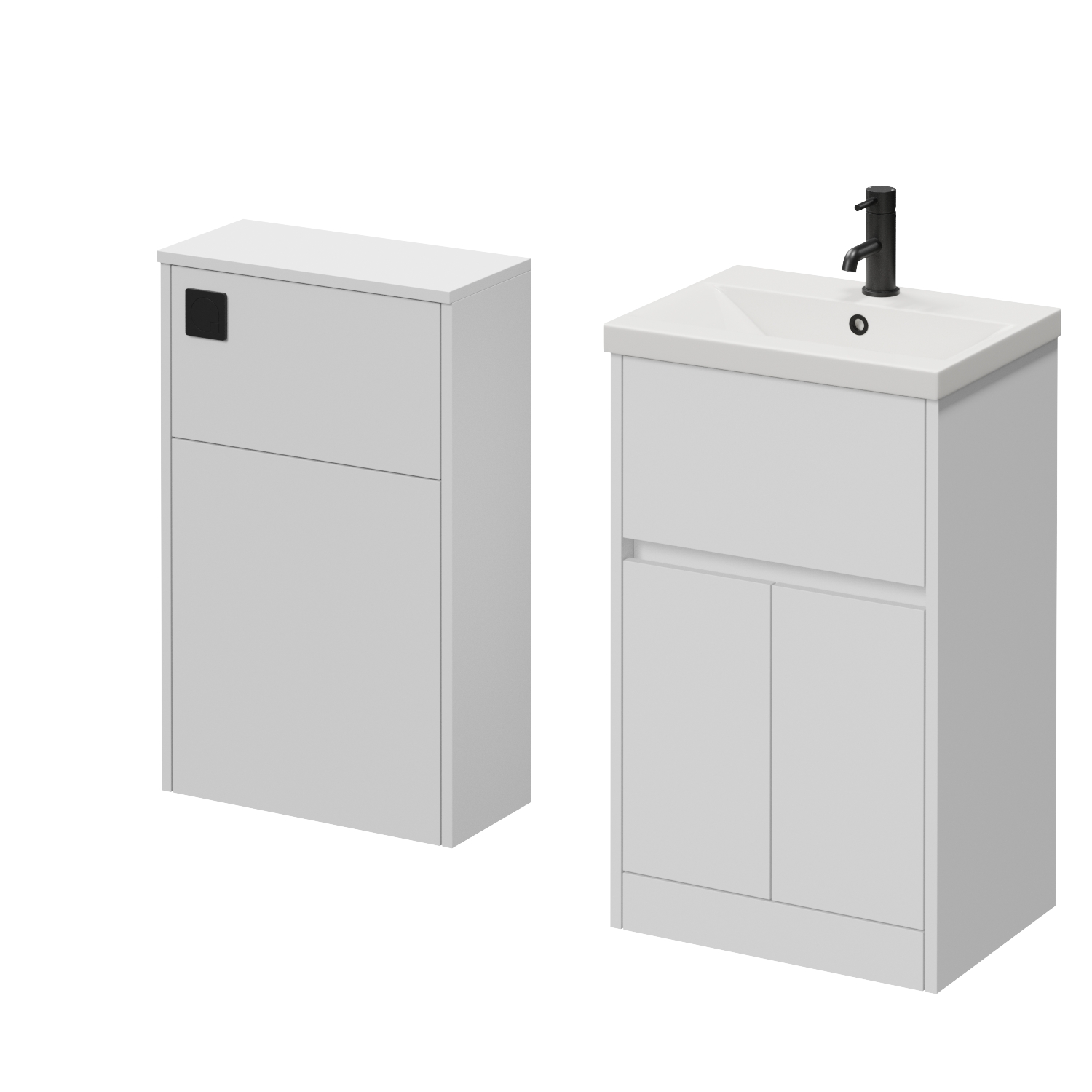 Montego Vanity Unit and Toilet Suite with Glide Basin