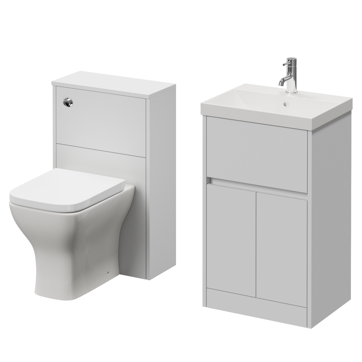 Montego Vanity Unit and Toilet Suite with Rimini Basin