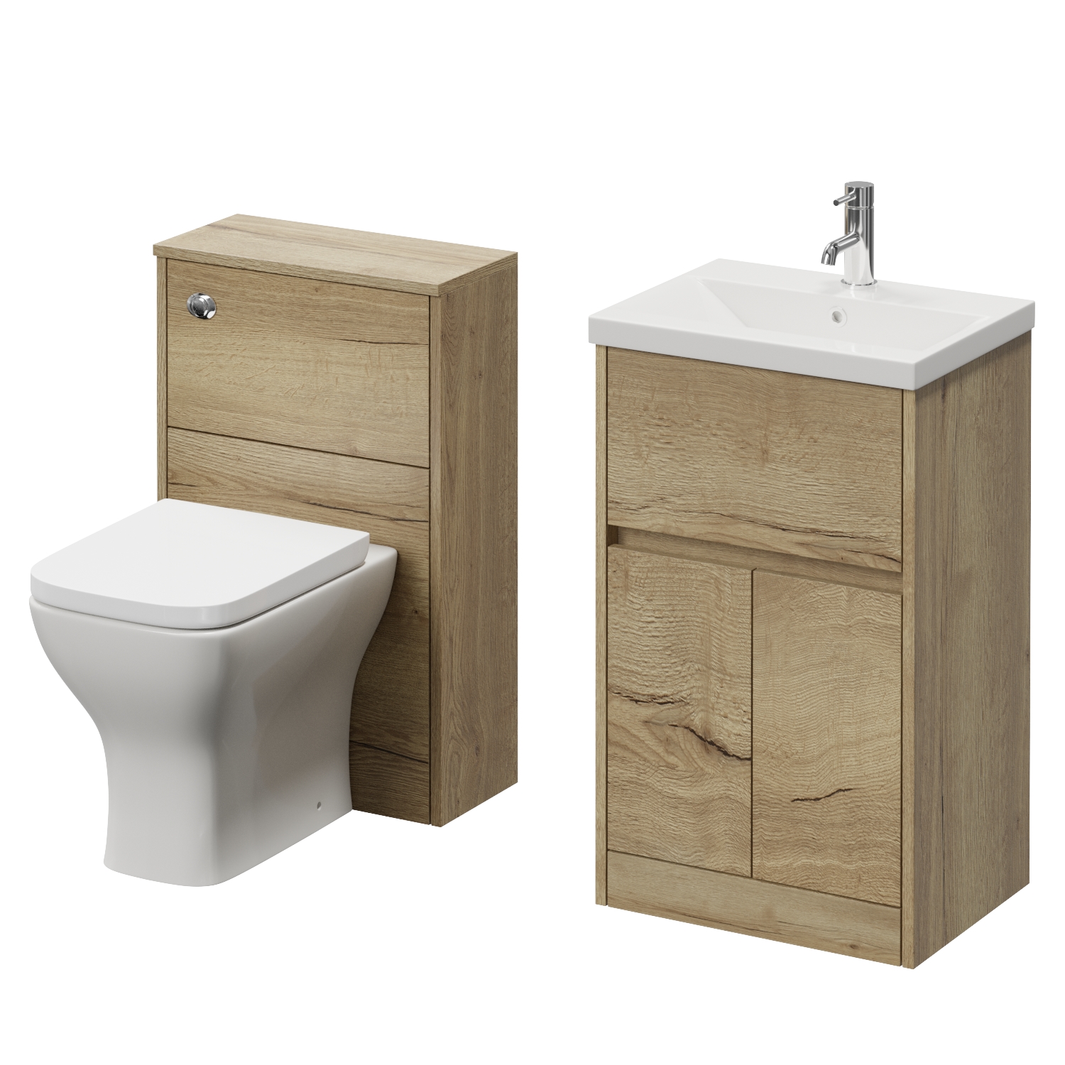 Montego Vanity Unit and Toilet Suite with Glide Basin