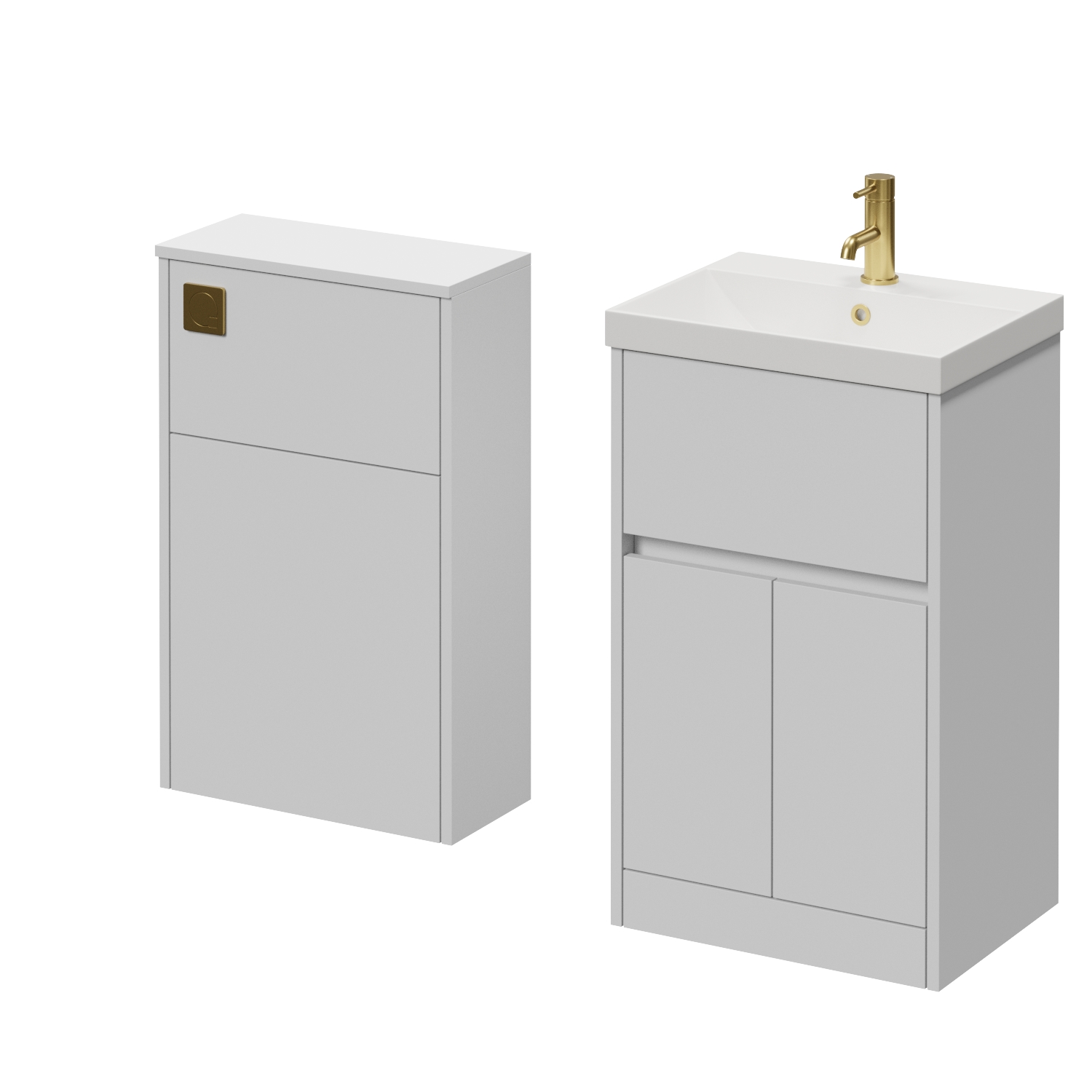 Montego Vanity Unit and Toilet Suite with Rimini Basin
