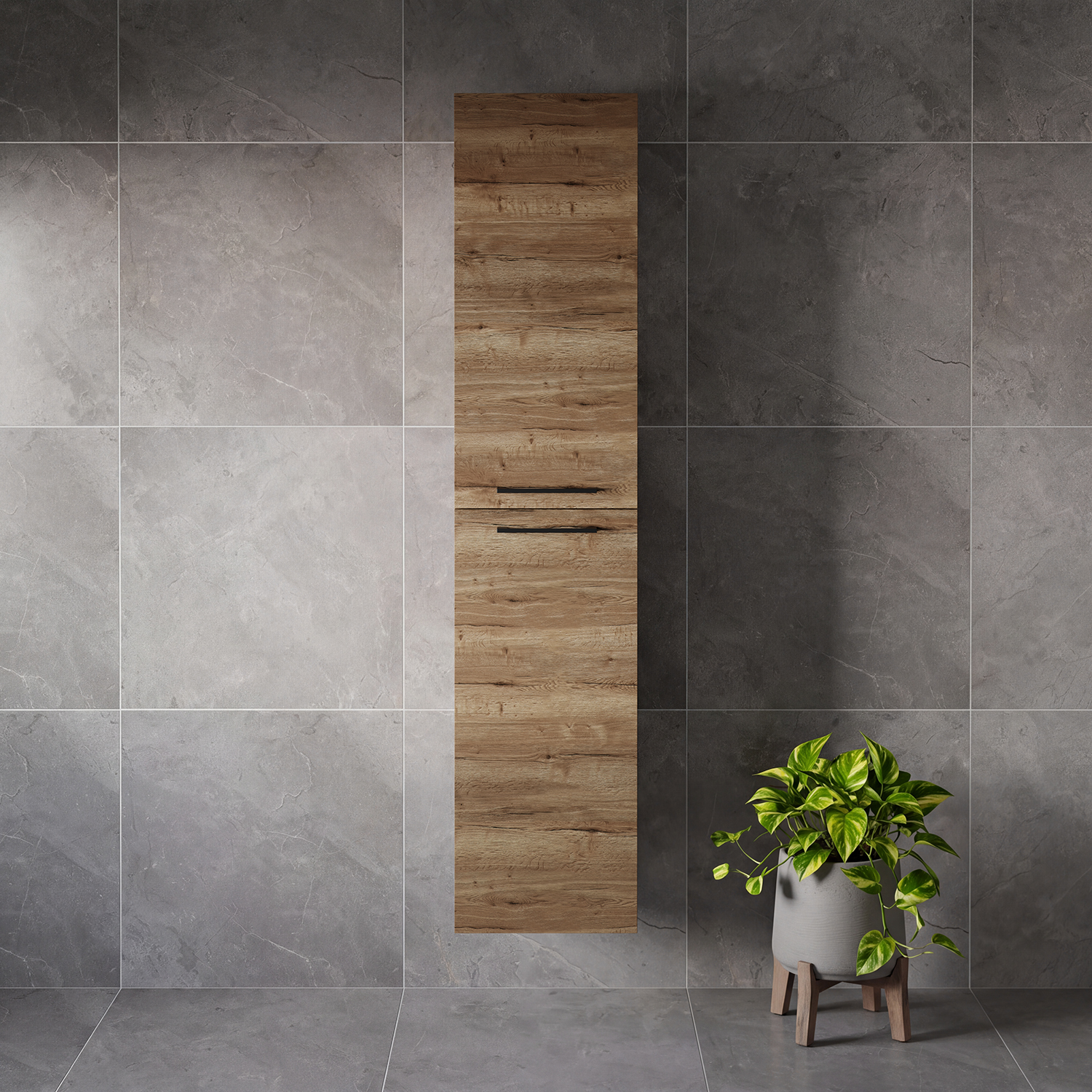 Napoli Wall Mounted 2 Door Storage Unit