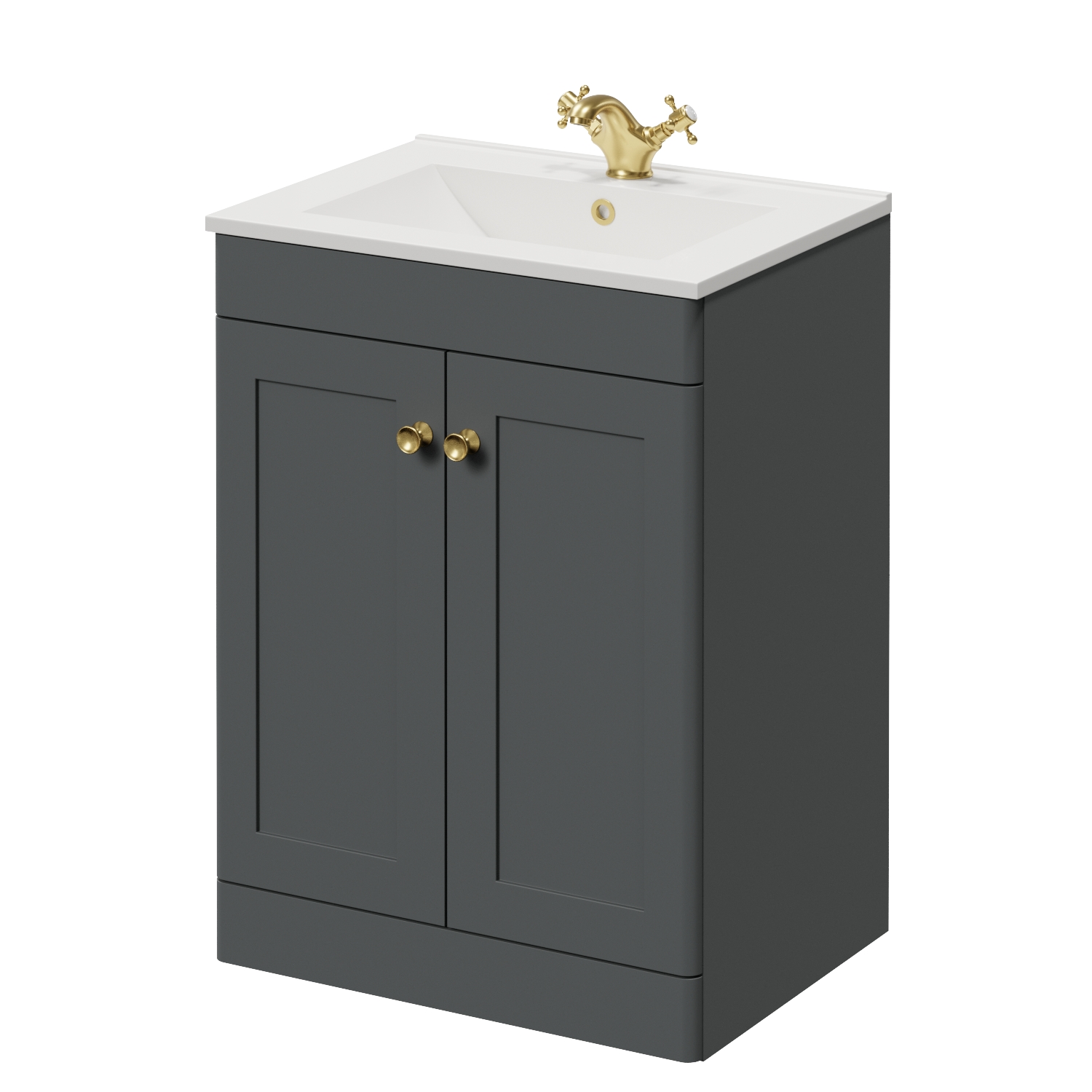 Danbury 2 Door Vanity Unit with Angel Basin