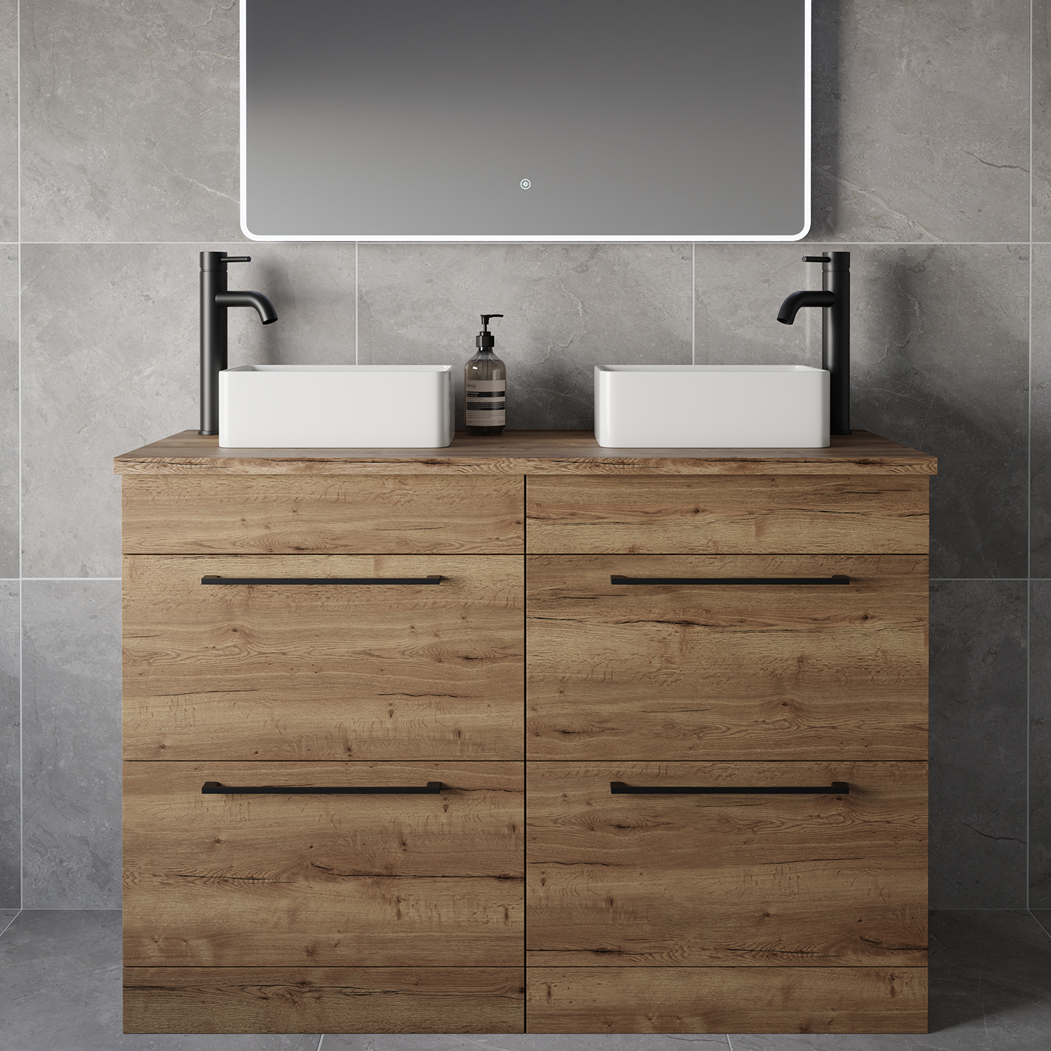 Napoli 460 4 Drawer Vanity Unit for Countertop Basins