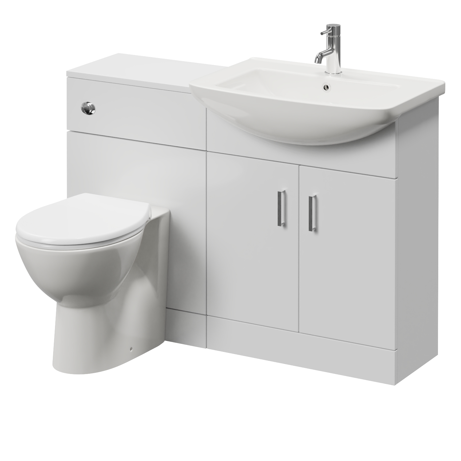 Modena 2 Door Vanity Unit Toilet Suite