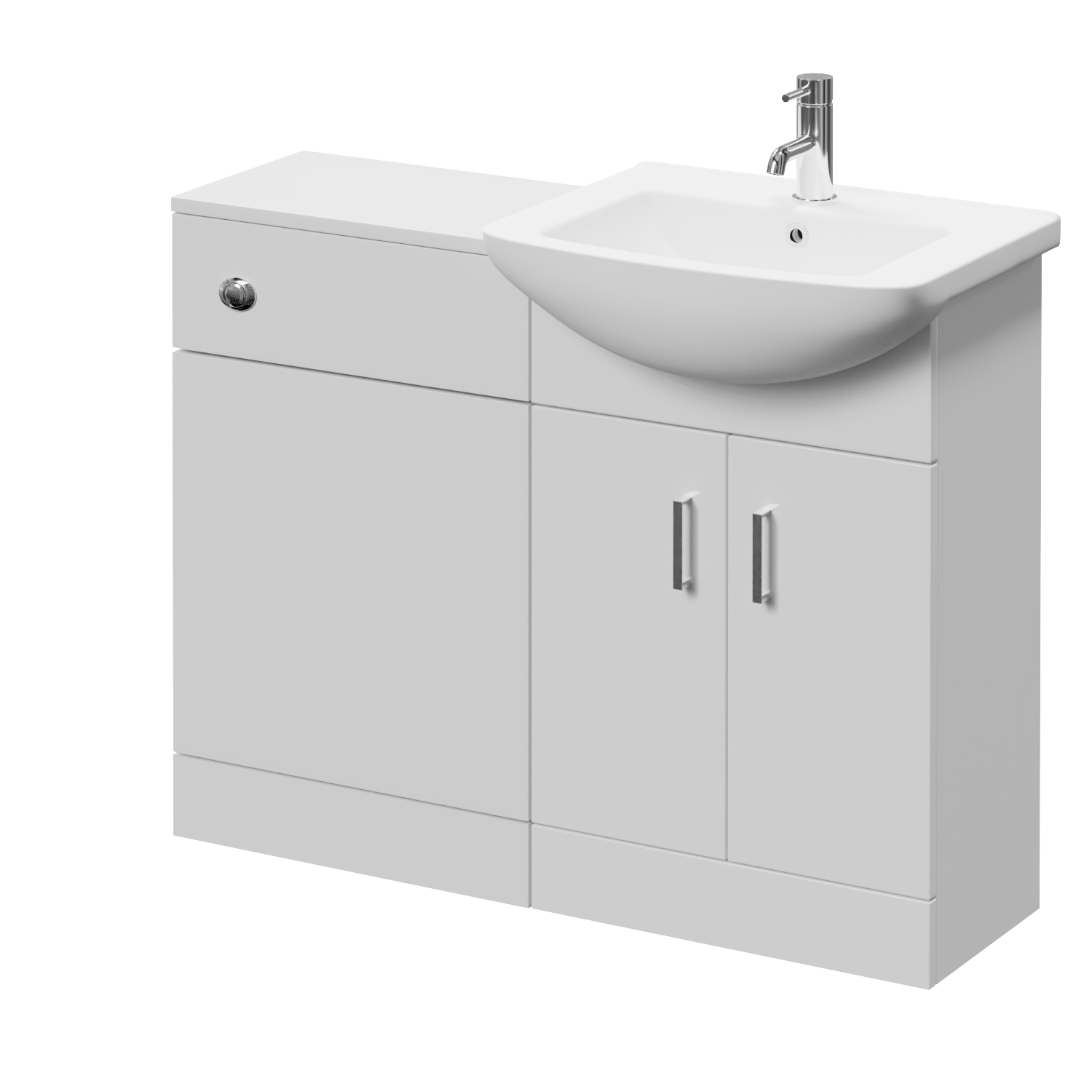 Modena 2 Door Vanity Unit Toilet Suite