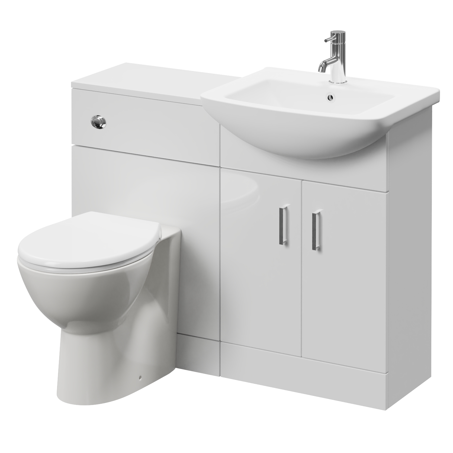 Modena 2 Door Vanity Unit Toilet Suite