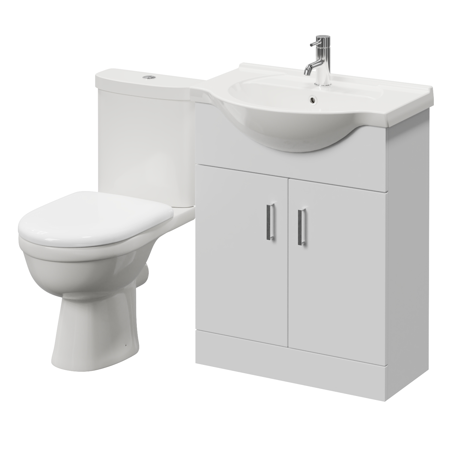 Alexander James 2 Door Vanity Unit and Ideal Toilet Suite