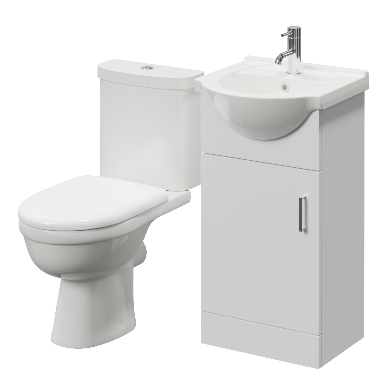 Alexander James Single Door Vanity Unit and Ideal Toilet Suite
