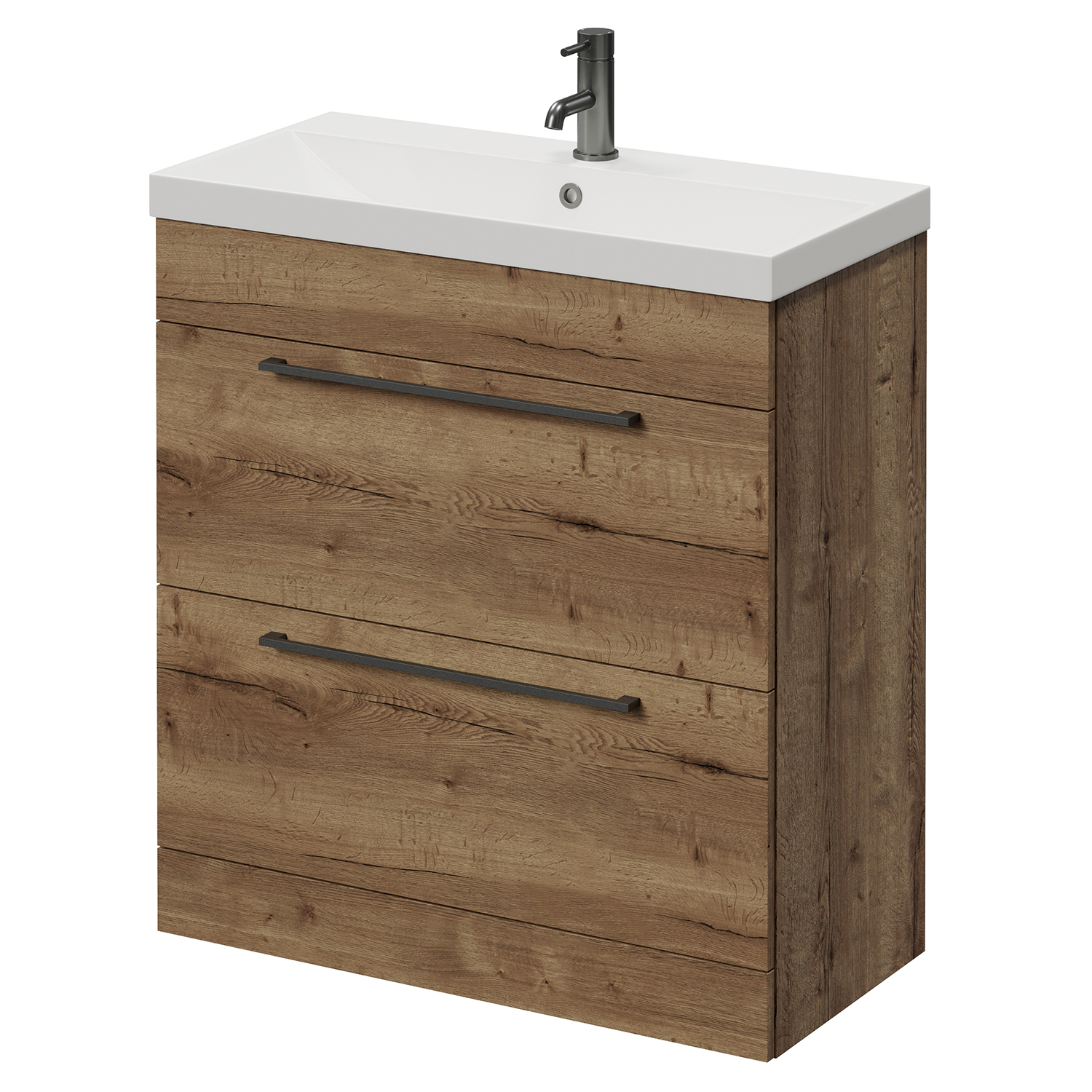 Napoli 390 2 Drawer Vanity Unit with Rimini Basin