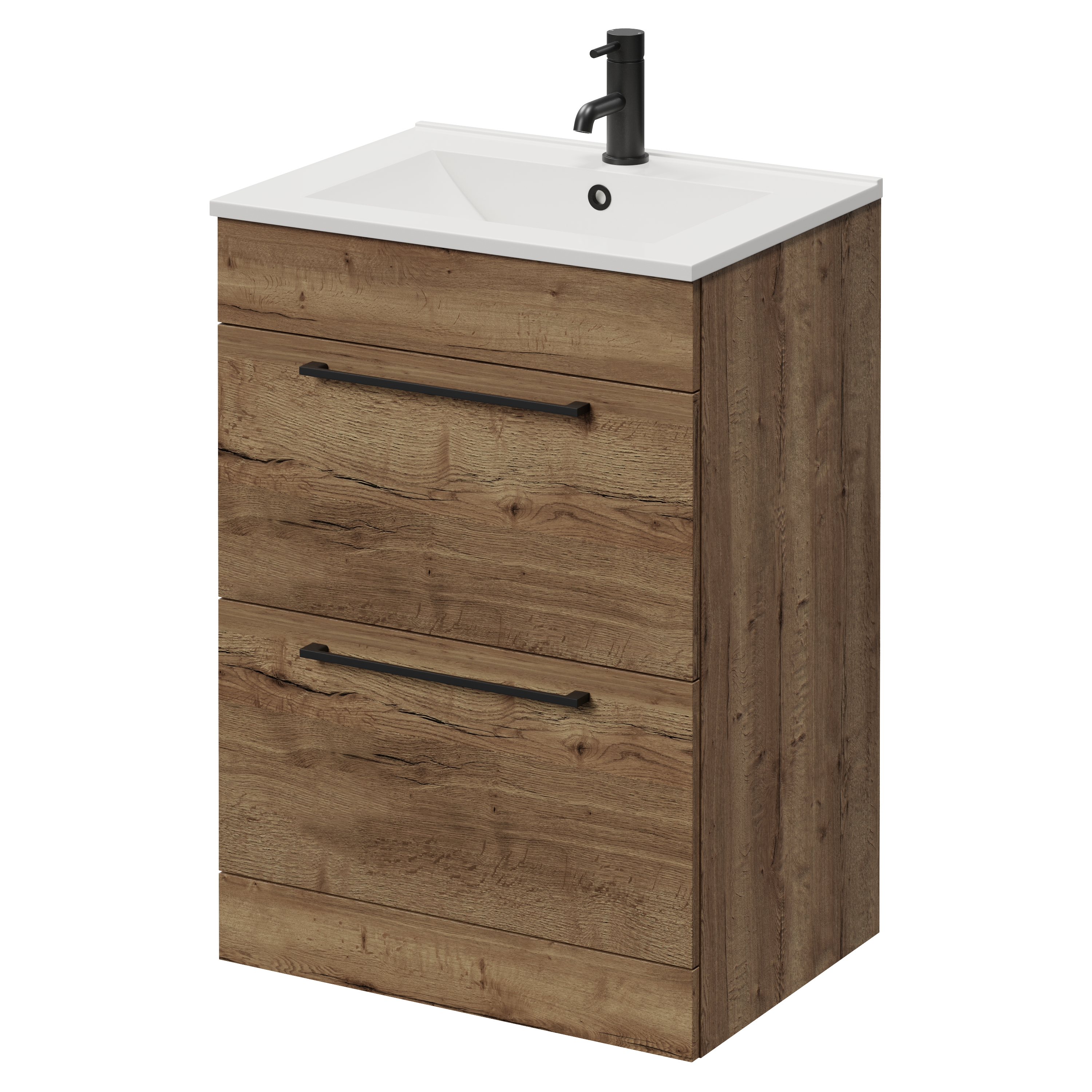 Napoli 460 2 Drawer Vanity Unit with Angel Basin